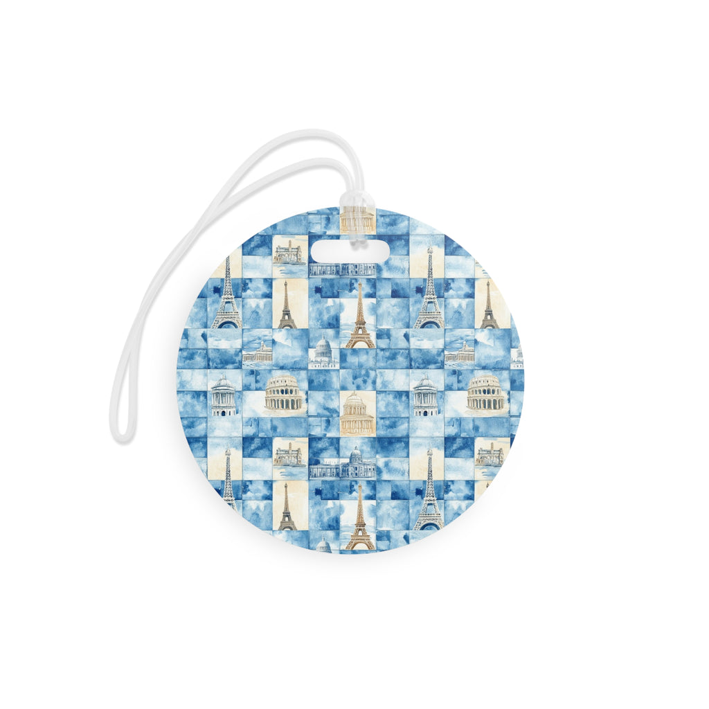 Europe themed Luggage Tag, Travel Accessories, Luggage, Vacation must have, Beach Vacation Supplies