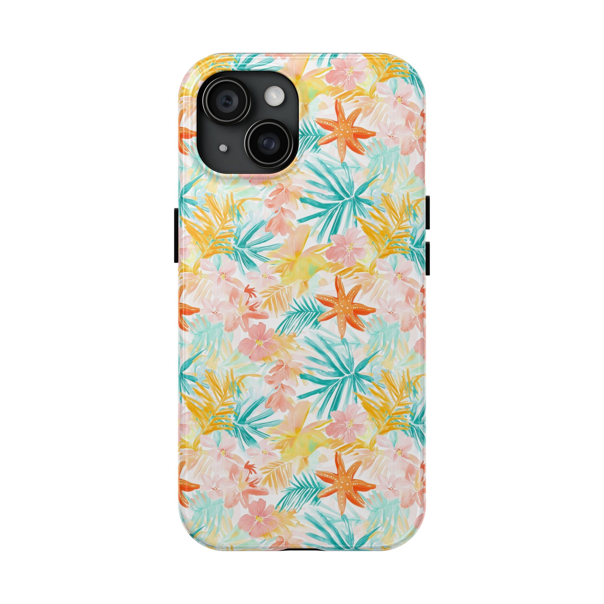 Tropical Starfish - Floral Phone Case - Summer Vibe, Durable Protection, Gift for Beach Lovers, Tropical Decor, Eco-Friendly Design