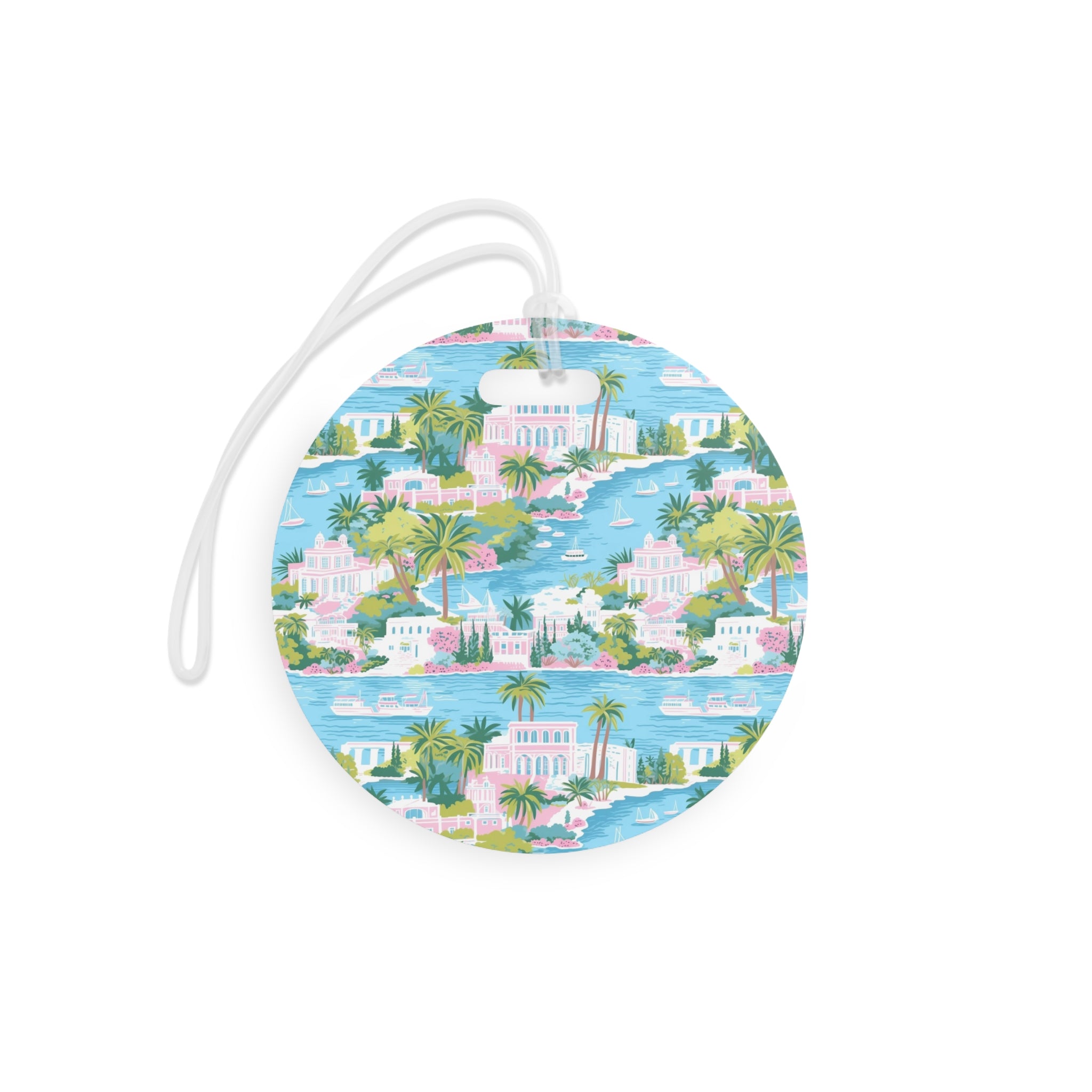 Greek Island Luggage Tag, Travel Accessories, Luggage, Vacation must have, Beach Vacation Supplies