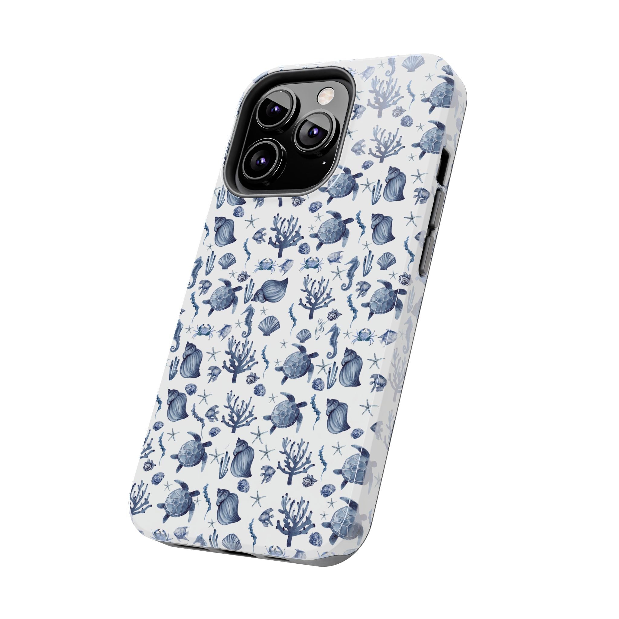 Deep Blue Sea - Ocean-Inspired Tough Phone Cases, Coastal Decor, Beach Lover's Accessory, Ideal Gift, Marine Life Design, Durable Protection