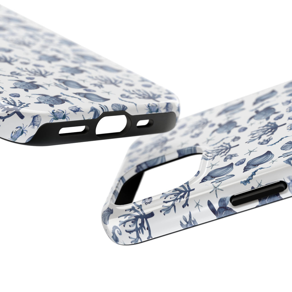 Deep Blue Sea - Ocean-Inspired Tough Phone Cases, Coastal Decor, Beach Lover's Accessory, Ideal Gift, Marine Life Design, Durable Protection