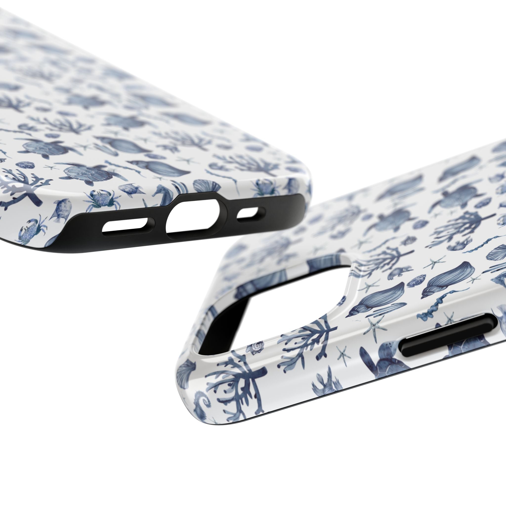 Deep Blue Sea - Ocean-Inspired Tough Phone Cases, Coastal Decor, Beach Lover's Accessory, Ideal Gift, Marine Life Design, Durable Protection