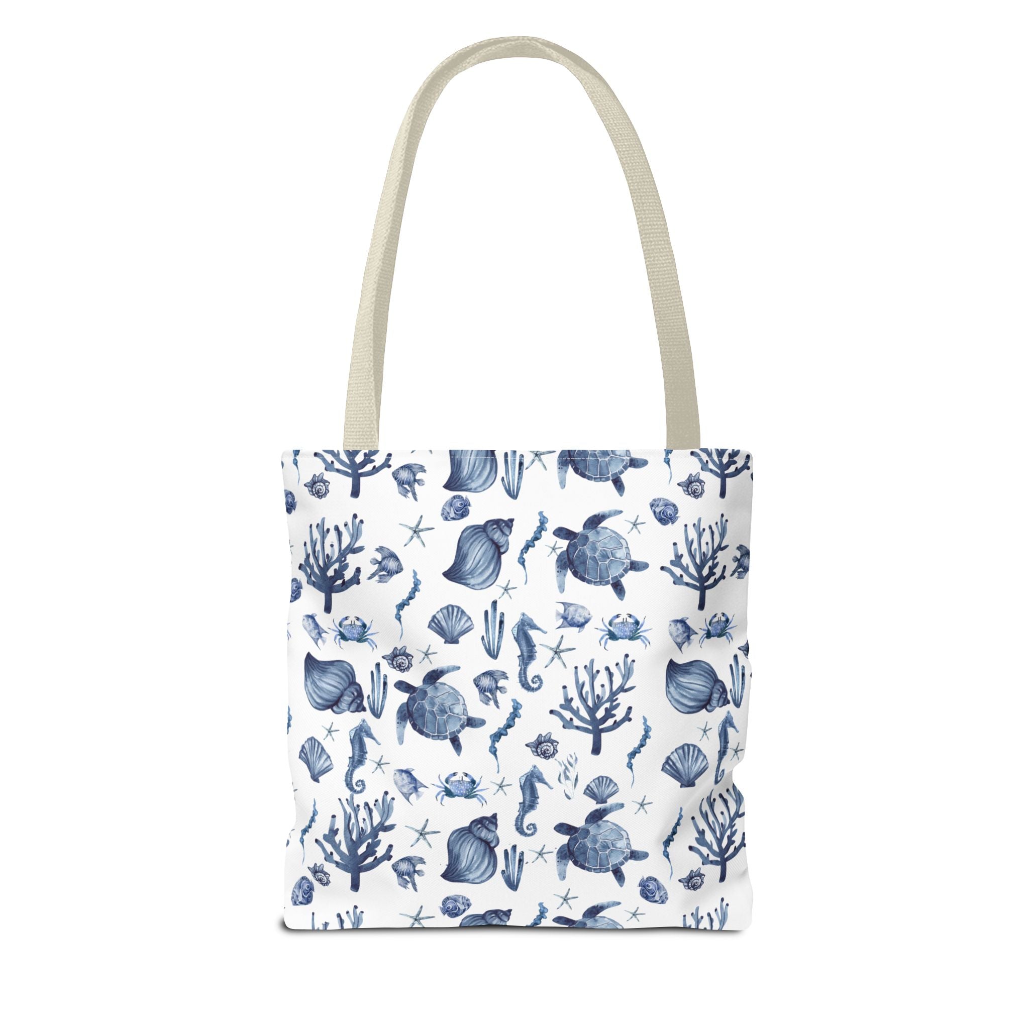 Deep Blue Sea - Coastal fish Dreams Tote Bag, Ocean-Inspired Beach Bag, Nautical Gift for Her, Summer Essentials, Travel Tote, Marine Animal Design
