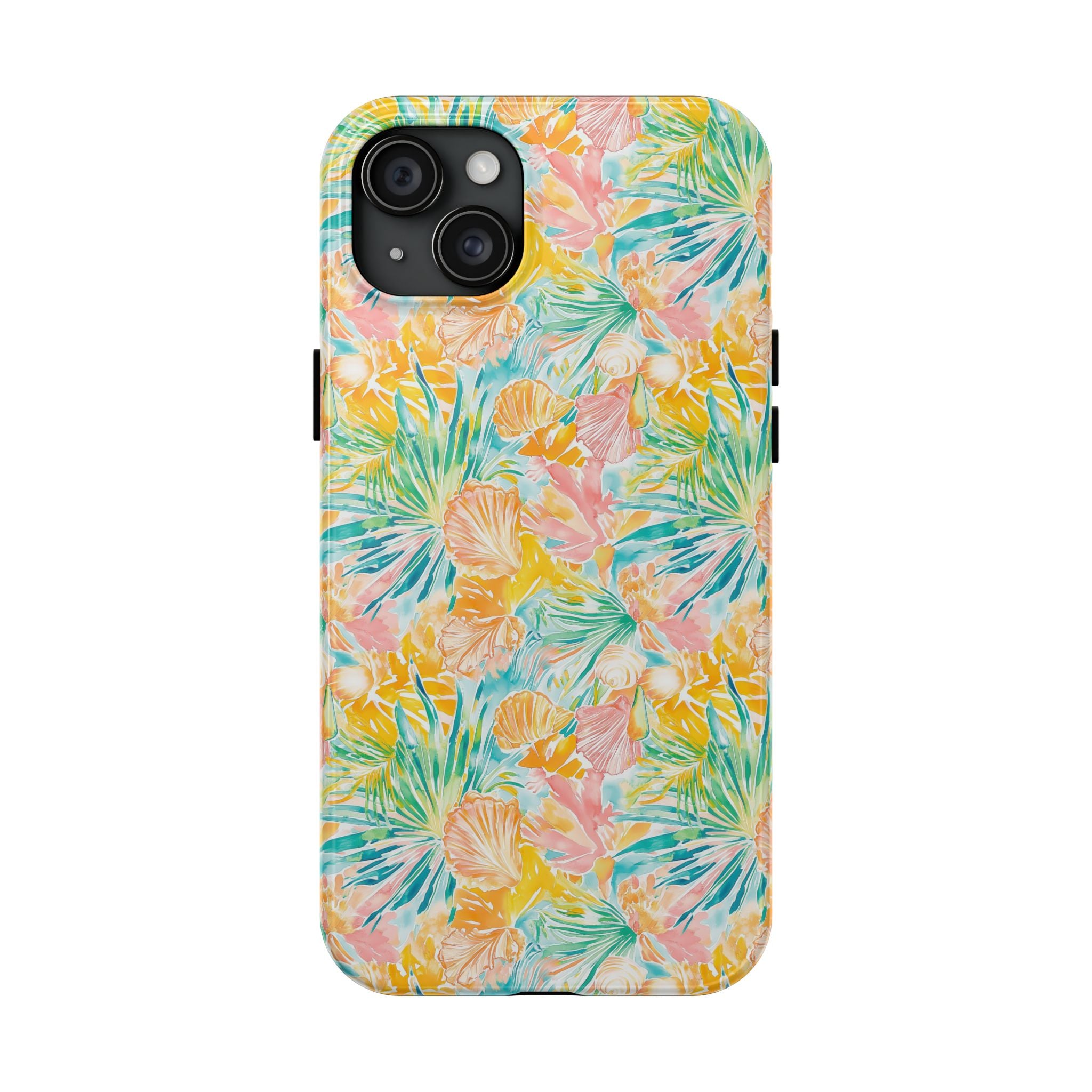 Neon Tropics- Tough Phone Cases, Floral Phone Covers, Summer Accessories, Stylish Phone Protection, Gifts for Her