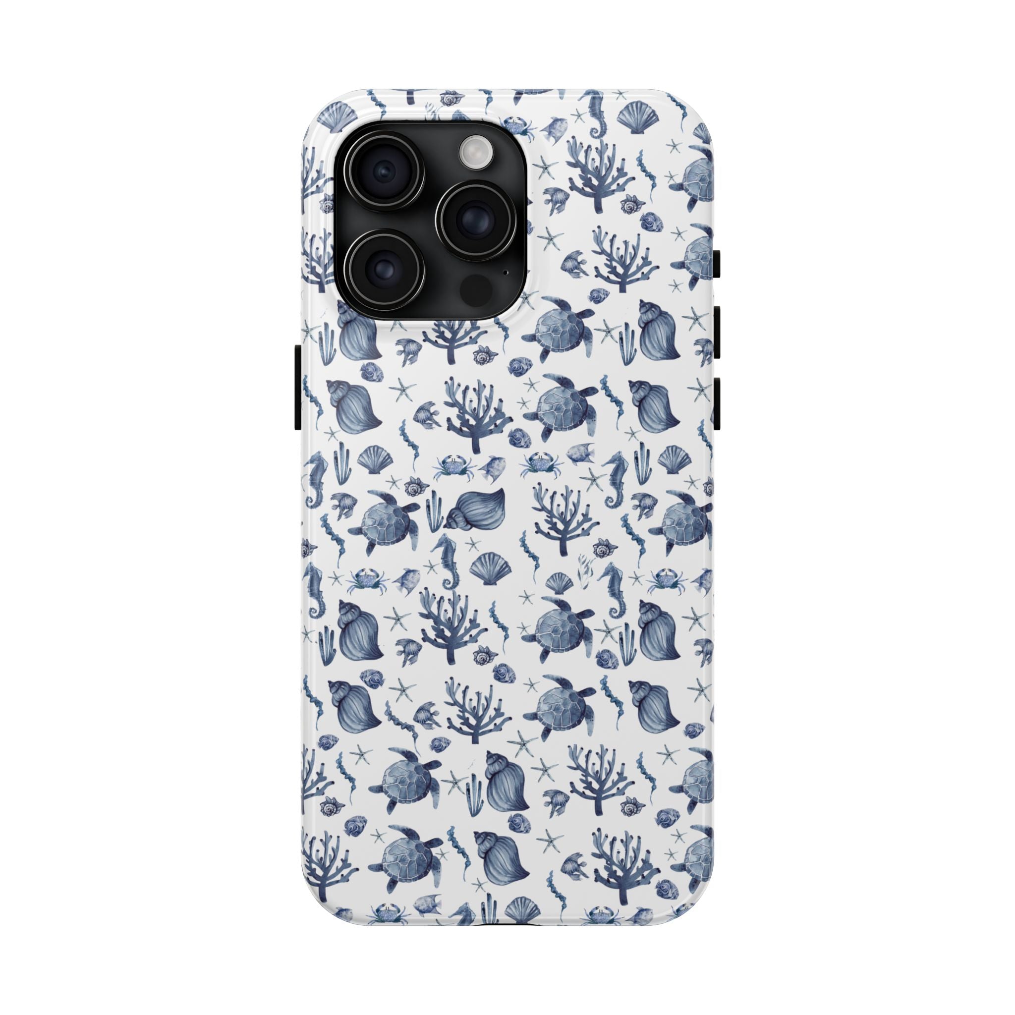 Deep Blue Sea - Ocean-Inspired Tough Phone Cases, Coastal Decor, Beach Lover's Accessory, Ideal Gift, Marine Life Design, Durable Protection