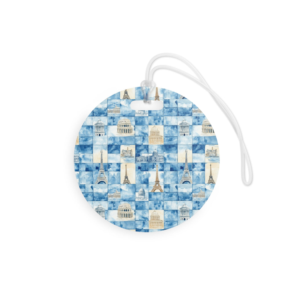 Europe themed Luggage Tag, Travel Accessories, Luggage, Vacation must have, Beach Vacation Supplies