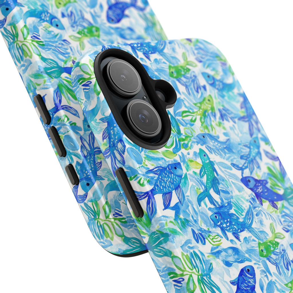 Vibrant Fish- Stylish Tough Phone Cases, Ocean-Inspired Protection, Gift for Nature Lovers, Durable Phone Cover, Summer Vibes Essential