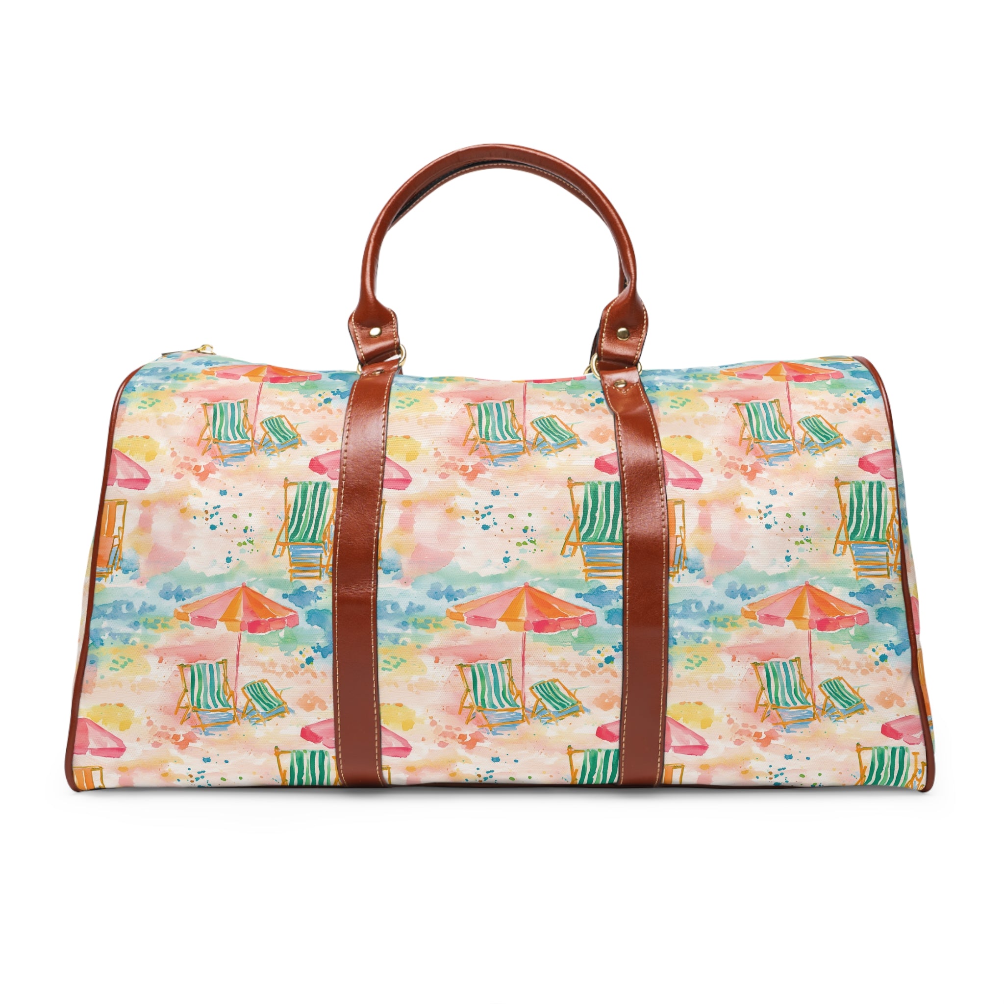 Beach Vibes - Waterproof Travel Bag for Beach Lovers, Stylish Duffle for Weekend Getaways, Ideal for Summer Vacations, Perfect Gift for Travelers, [...]