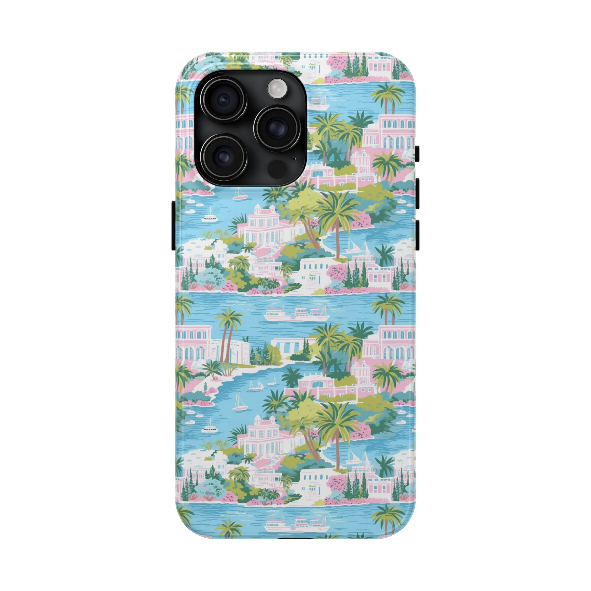 Greek Island - Tropical Phone Cases - Durable Phone Covers, Summer Vibes, Beach-Themed Accessories, Perfect Gift for Travelers