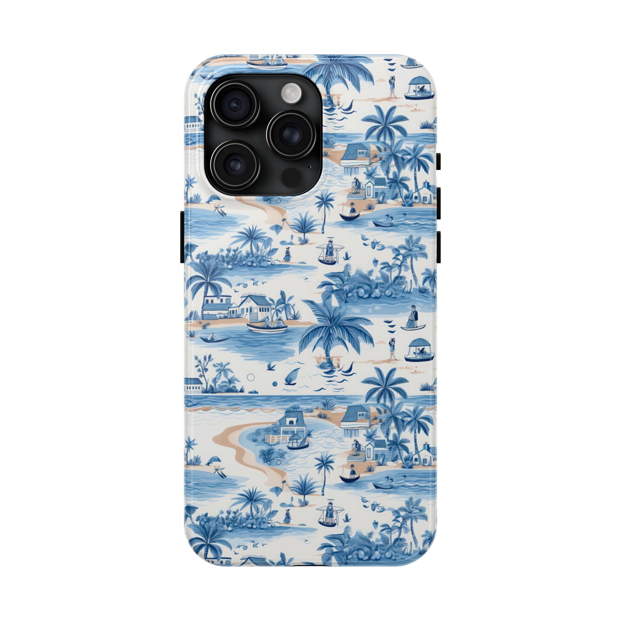 Tropical Blue- Paradise Phone Case - Durable Phone Cover for Beach Lovers, Summer Vibes, Vacation Ready, Gift for Him or Her, Unique Phone [...]