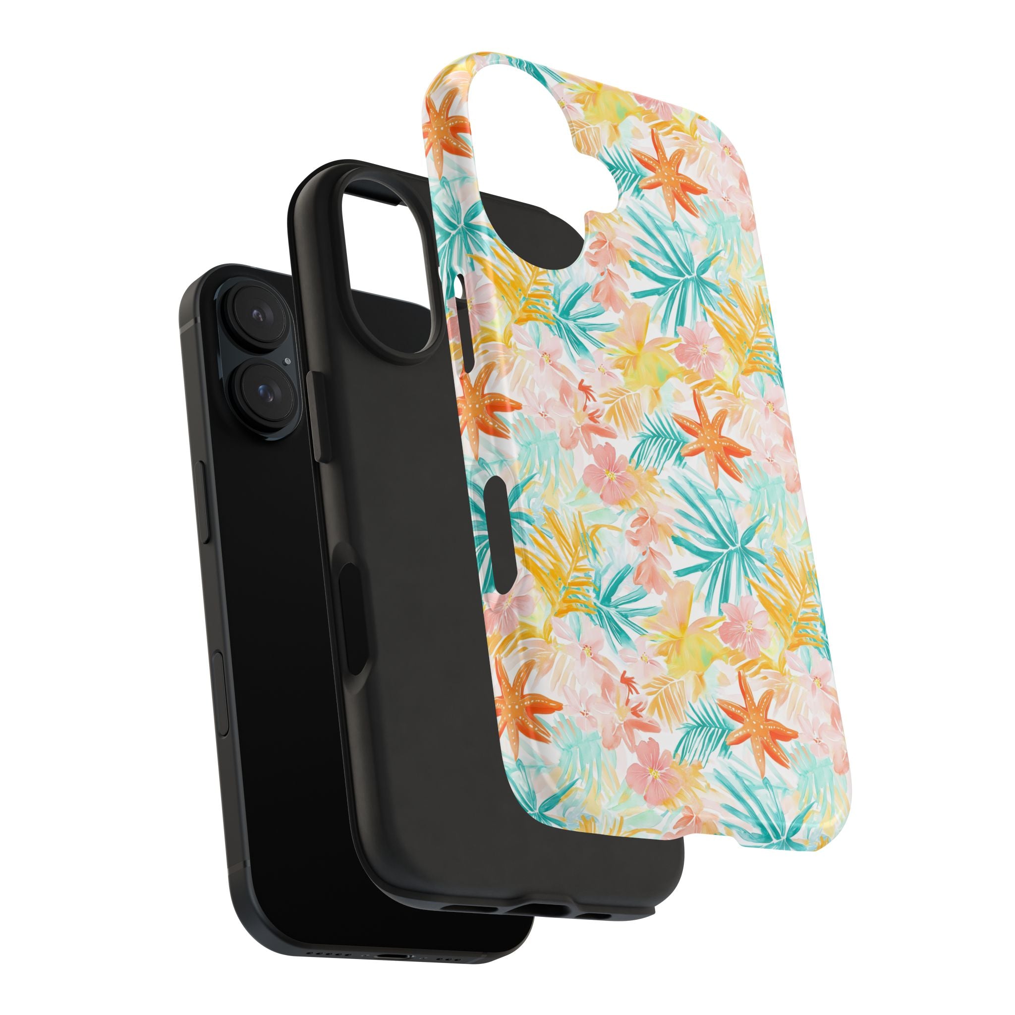 Tropical Starfish - Floral Phone Case - Summer Vibe, Durable Protection, Gift for Beach Lovers, Tropical Decor, Eco-Friendly Design