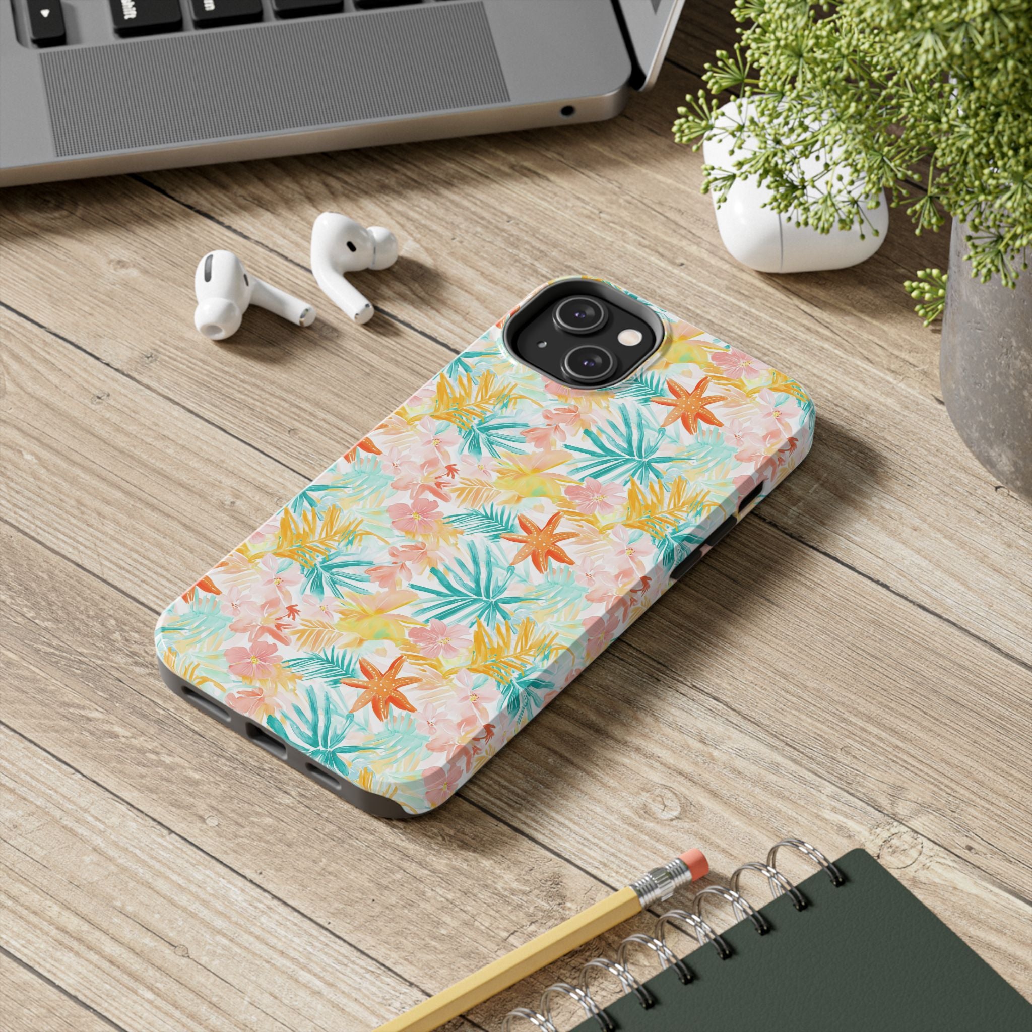 Tropical Starfish - Floral Phone Case - Summer Vibe, Durable Protection, Gift for Beach Lovers, Tropical Decor, Eco-Friendly Design