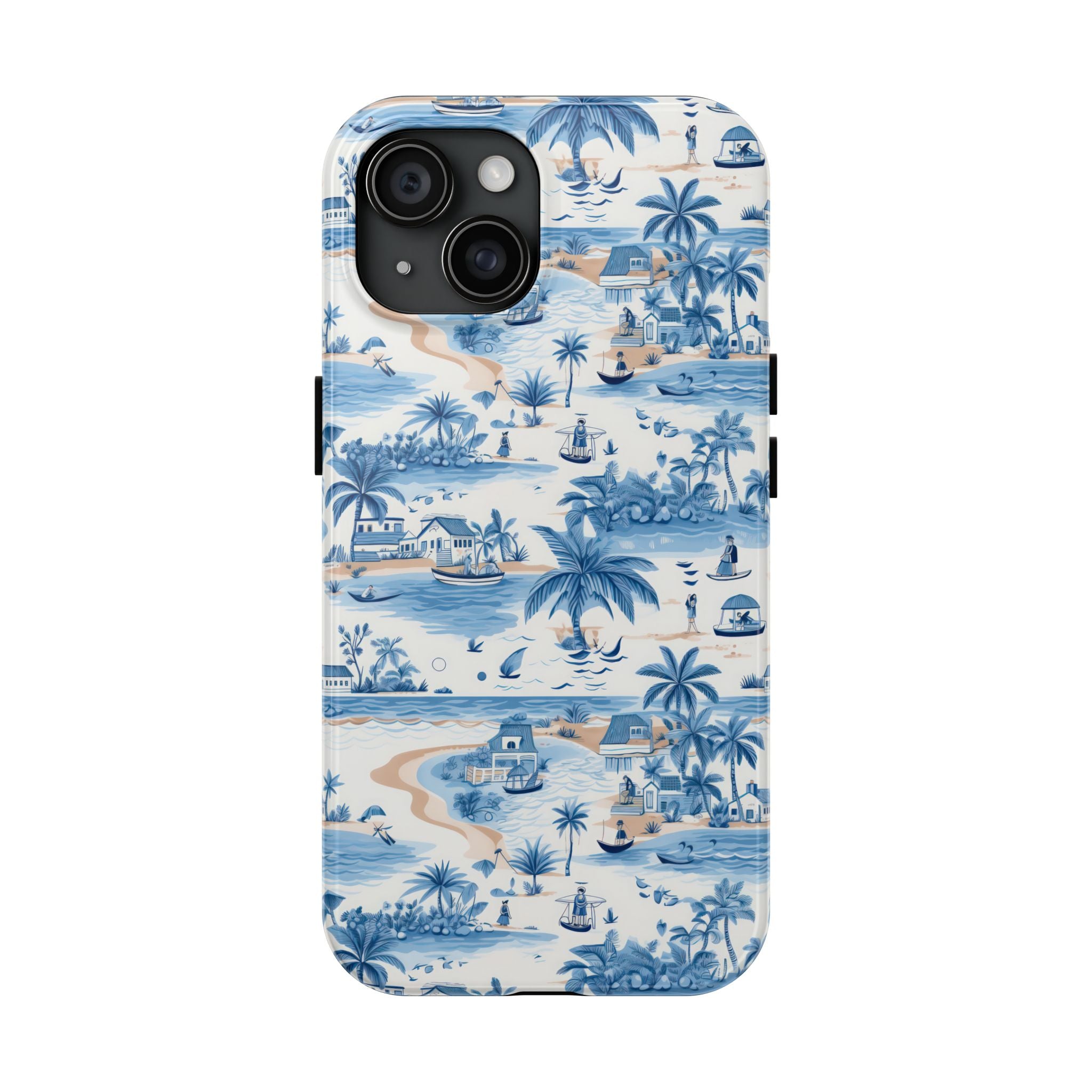 Tropical Blue- Paradise Phone Case - Durable Phone Cover for Beach Lovers, Summer Vibes, Vacation Ready, Gift for Him or Her, Unique Phone [...]