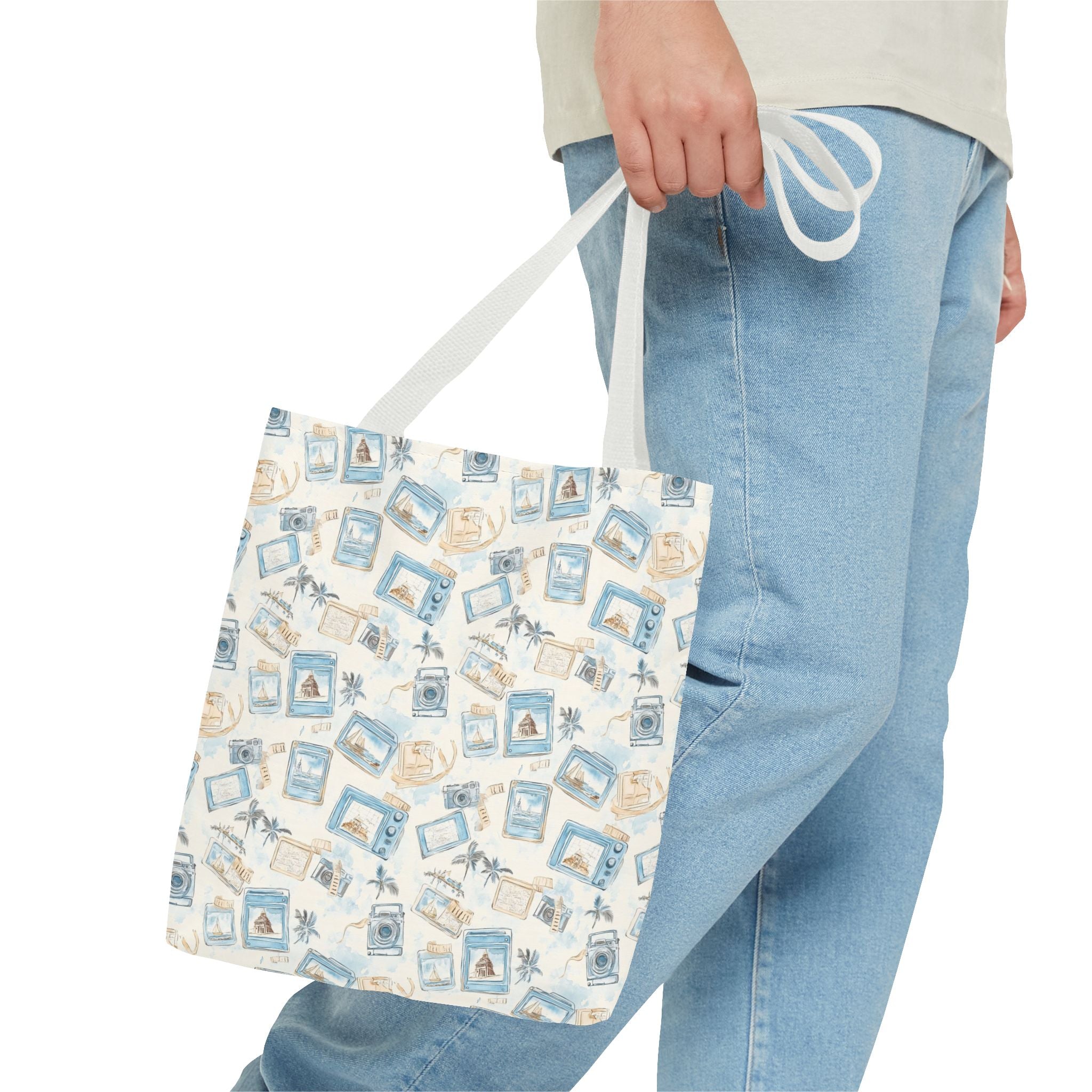 Vintage Vacay- Beach Vibes Tote Bag, Ocean Tote, Summer Accessories, Vacation Ready Bag, Coastal Shopping Bag, Gift for Travelers