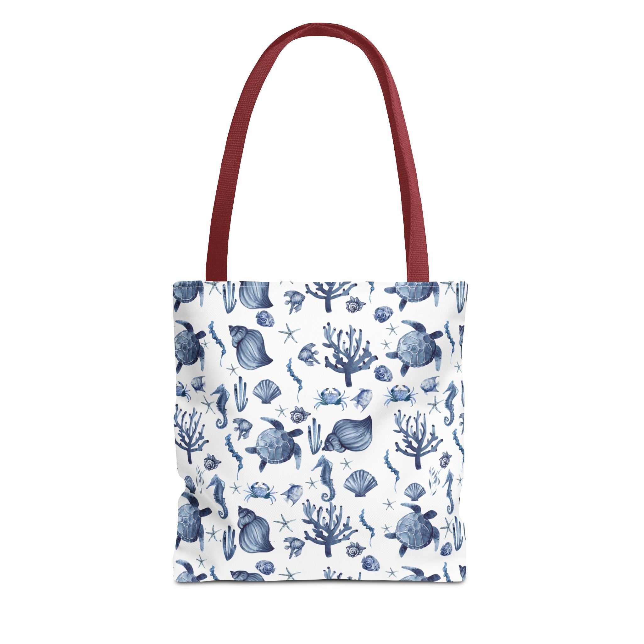 Deep Blue Sea - Coastal fish Dreams Tote Bag, Ocean-Inspired Beach Bag, Nautical Gift for Her, Summer Essentials, Travel Tote, Marine Animal Design