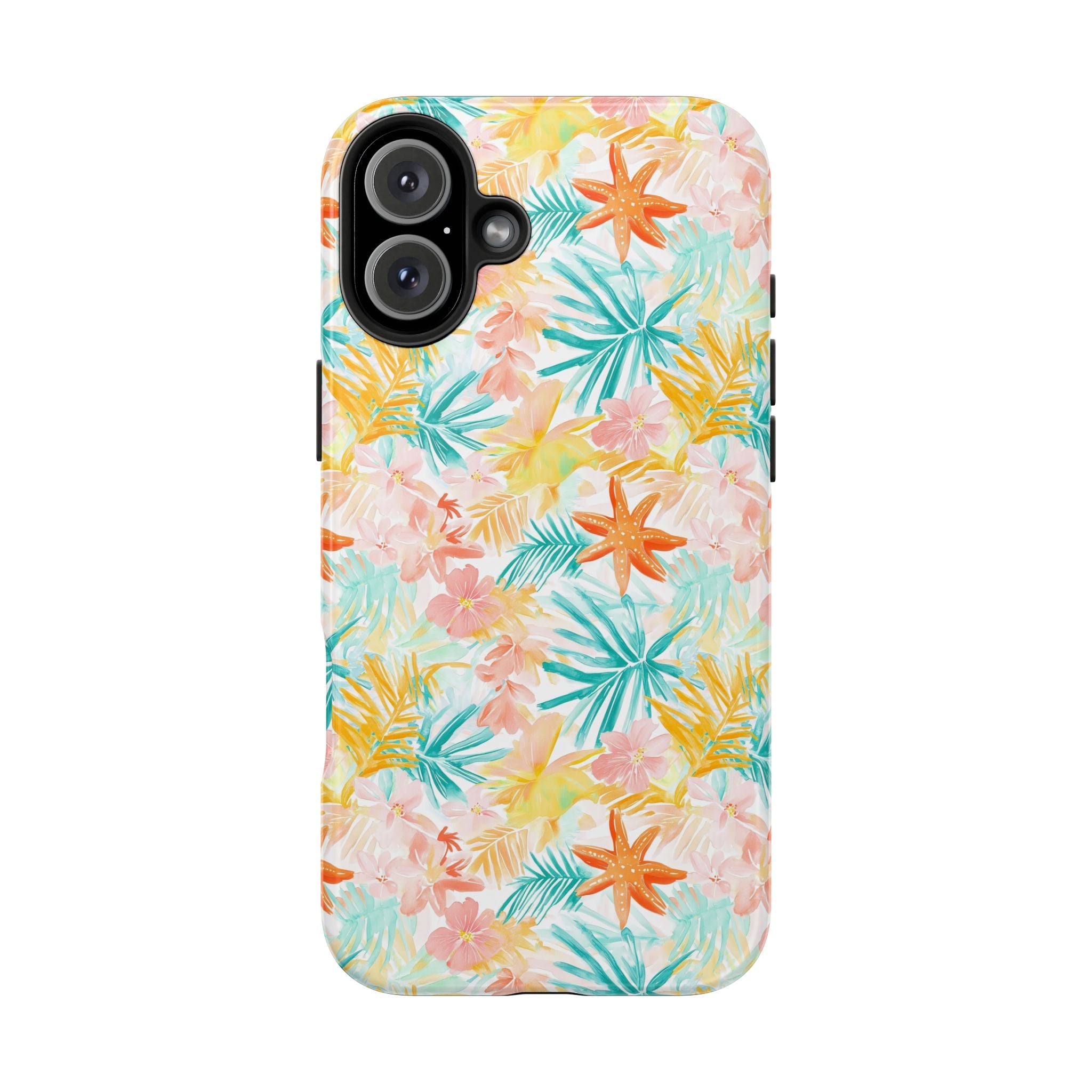 Tropical Starfish - Floral Phone Case - Summer Vibe, Durable Protection, Gift for Beach Lovers, Tropical Decor, Eco-Friendly Design