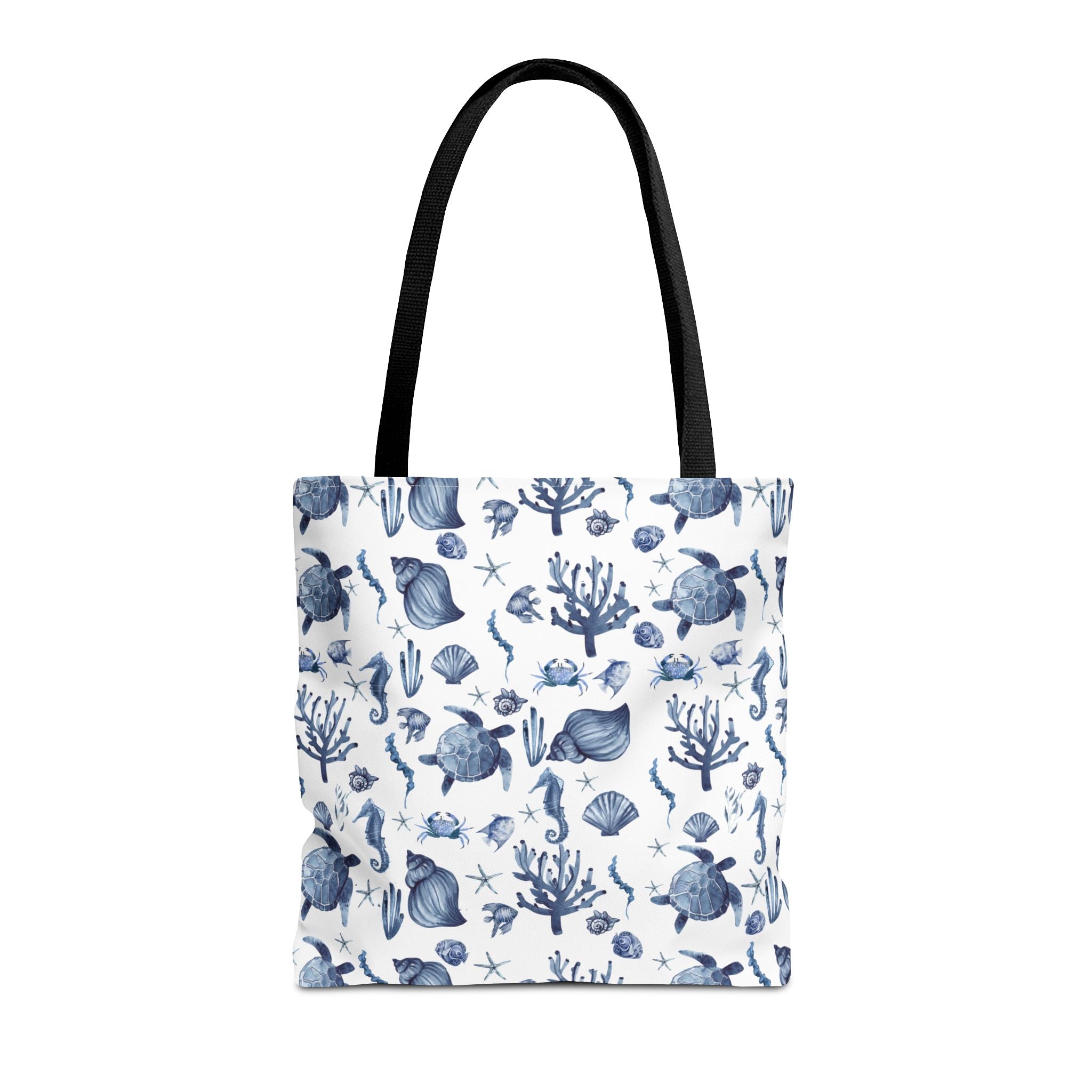 Deep Blue Sea - Coastal fish Dreams Tote Bag, Ocean-Inspired Beach Bag, Nautical Gift for Her, Summer Essentials, Travel Tote, Marine Animal Design