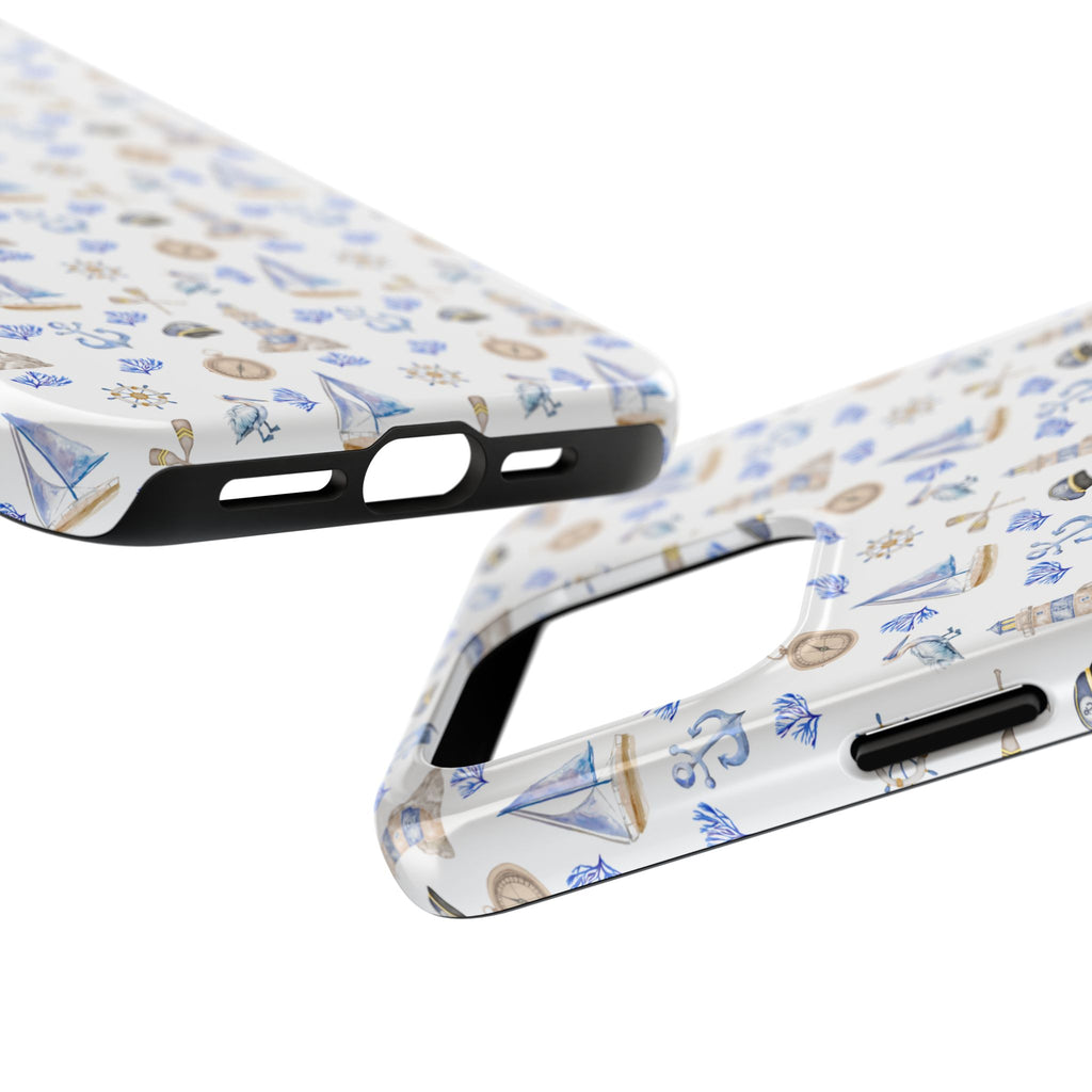 Sail Away- Nautical Phone Case - Tough Sea Adventure Phone Cover, Gifts for Beach Lovers, Summer Decor, Ocean-Inspired Protection