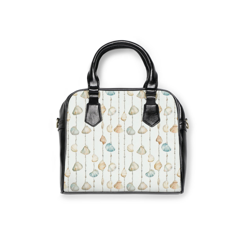 Seashell Lover- Elegant Seashells Shoulder Handbag, Stylish Tote, Beach Bag, Summer Accessory, Gift for Her, Everyday Purse