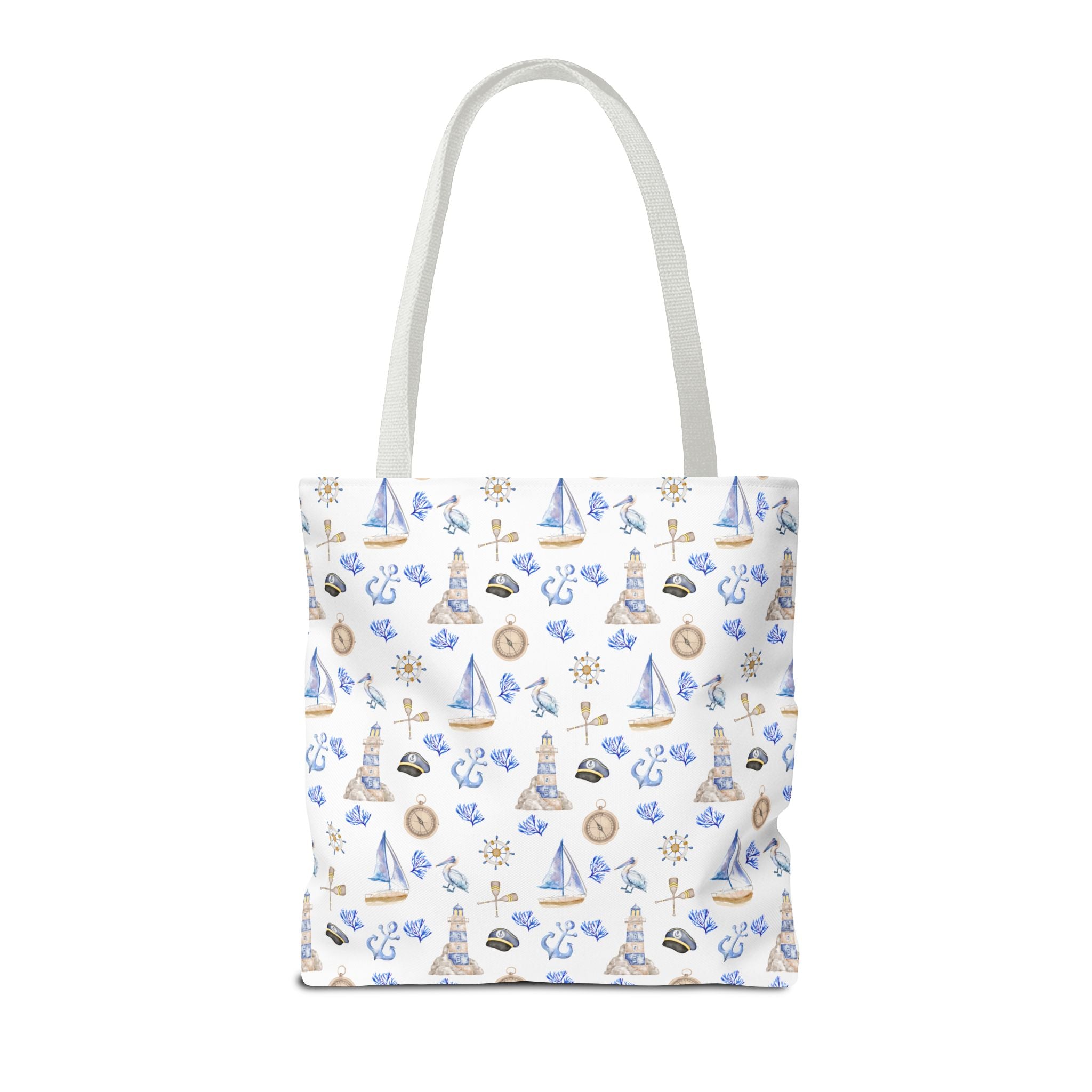 Sail Away - Nautical Themed Tote Bag, Beach Bag, Sailor Tote, Summer Essentials, Gift for Sea Lovers, Travel Bag
