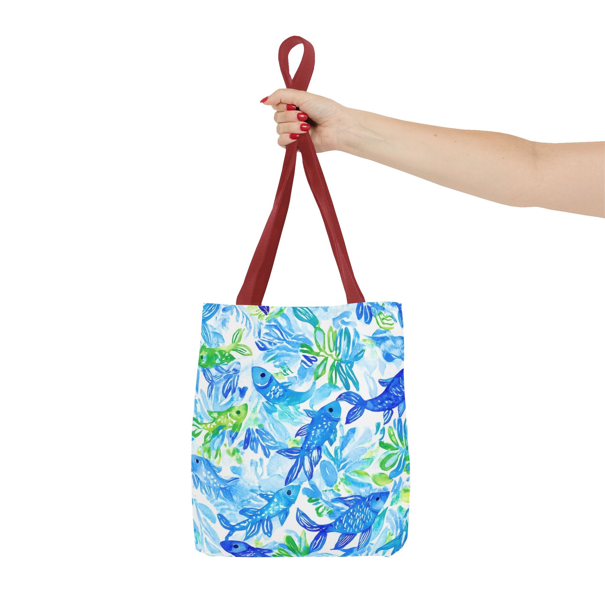 Vibrant Fish- Colorful Fish Tote Bag, Beach Bag, Shopping Tote, Eco-Friendly Reusable Bag, Gift for Ocean Lovers, Summer Accessory