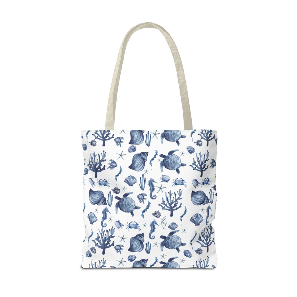 Deep Blue Sea - Coastal fish Dreams Tote Bag, Ocean-Inspired Beach Bag, Nautical Gift for Her, Summer Essentials, Travel Tote, Marine Animal Design