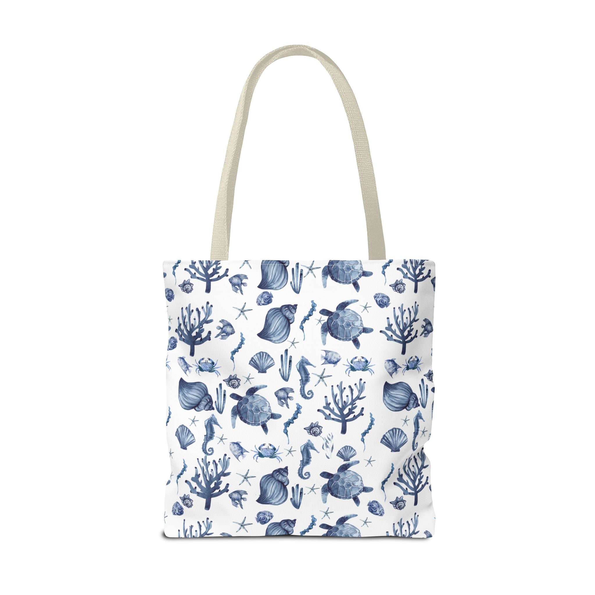 Deep Blue Sea - Coastal fish Dreams Tote Bag, Ocean-Inspired Beach Bag, Nautical Gift for Her, Summer Essentials, Travel Tote, Marine Animal Design