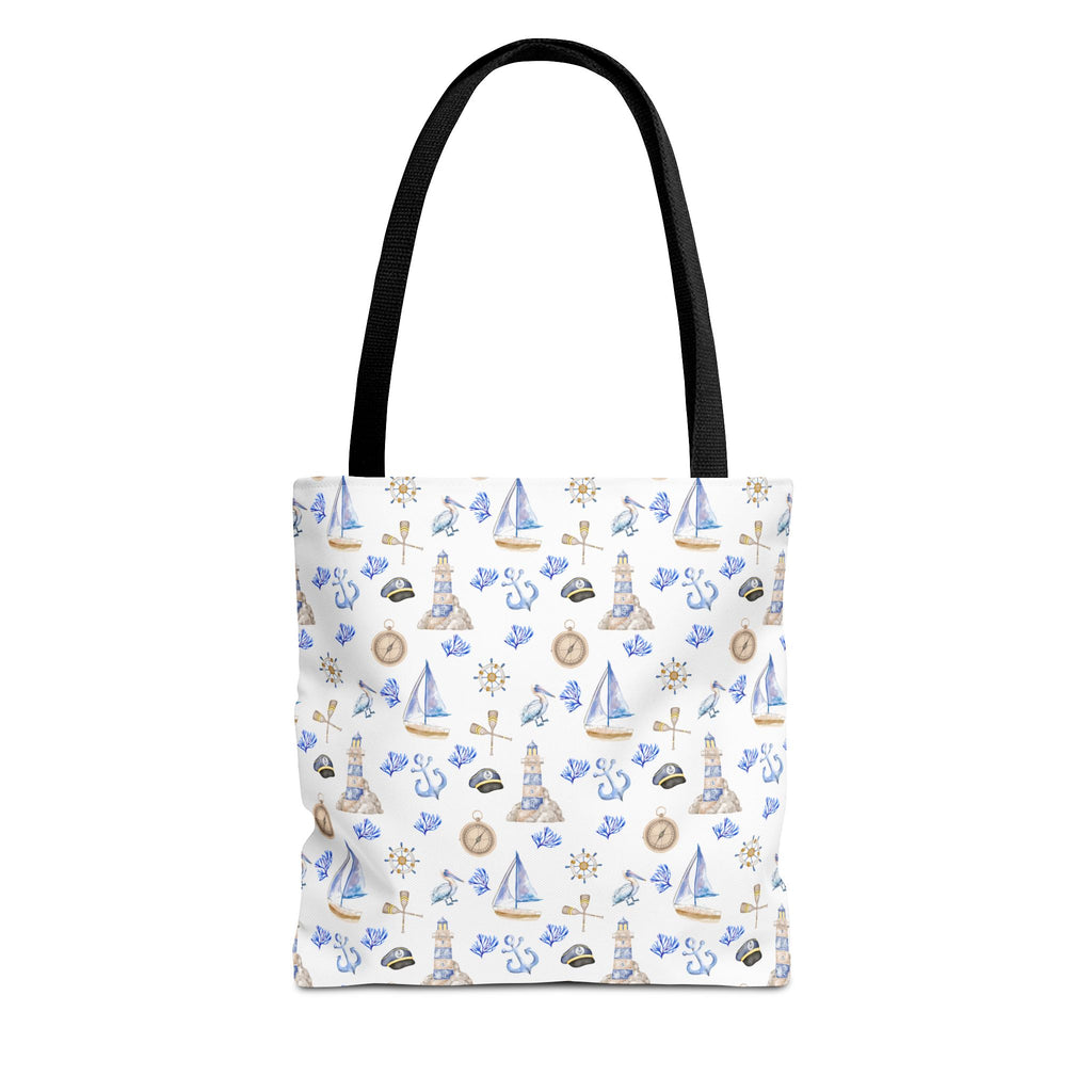 Sail Away - Nautical Themed Tote Bag, Beach Bag, Sailor Tote, Summer Essentials, Gift for Sea Lovers, Travel Bag