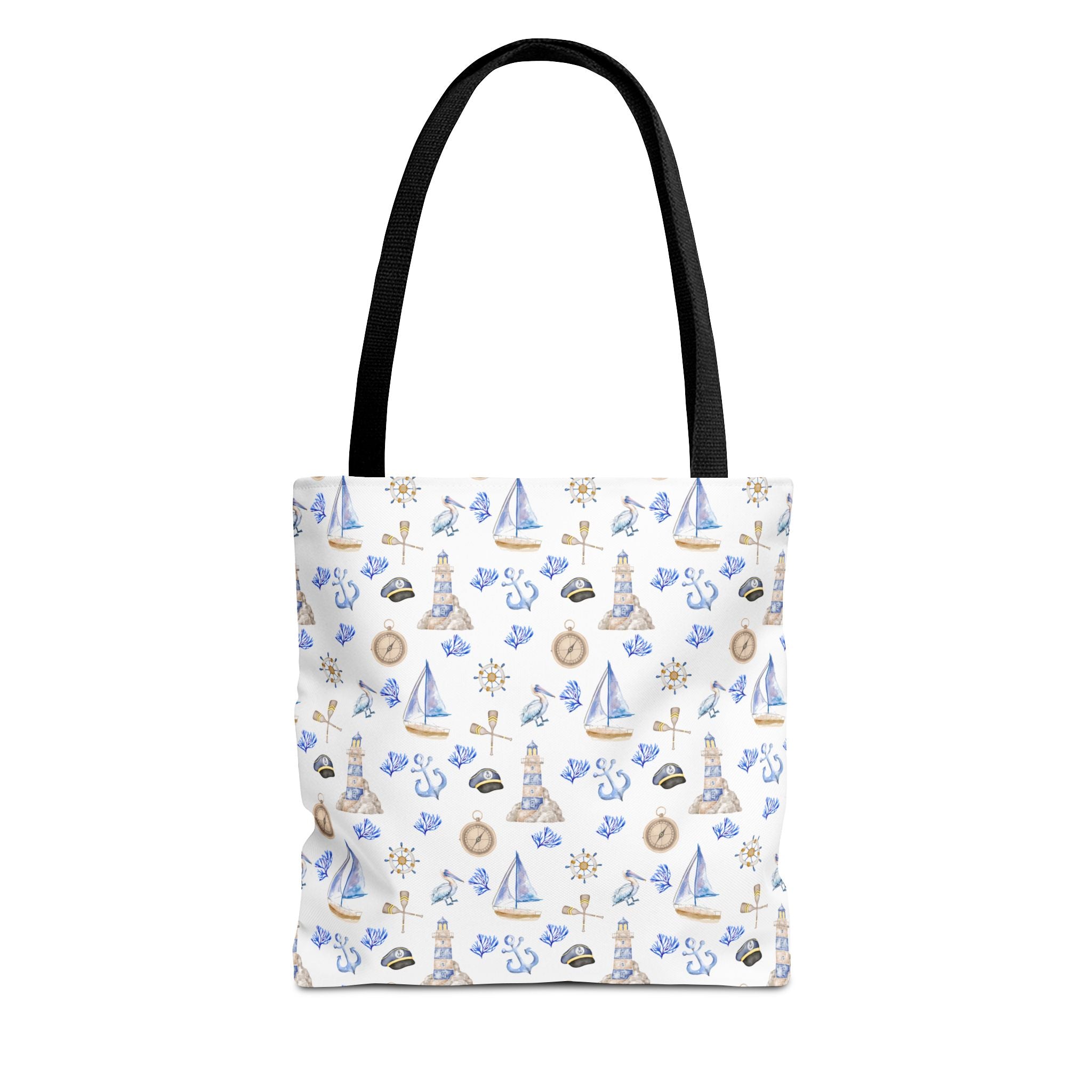 Sail Away - Nautical Themed Tote Bag, Beach Bag, Sailor Tote, Summer Essentials, Gift for Sea Lovers, Travel Bag