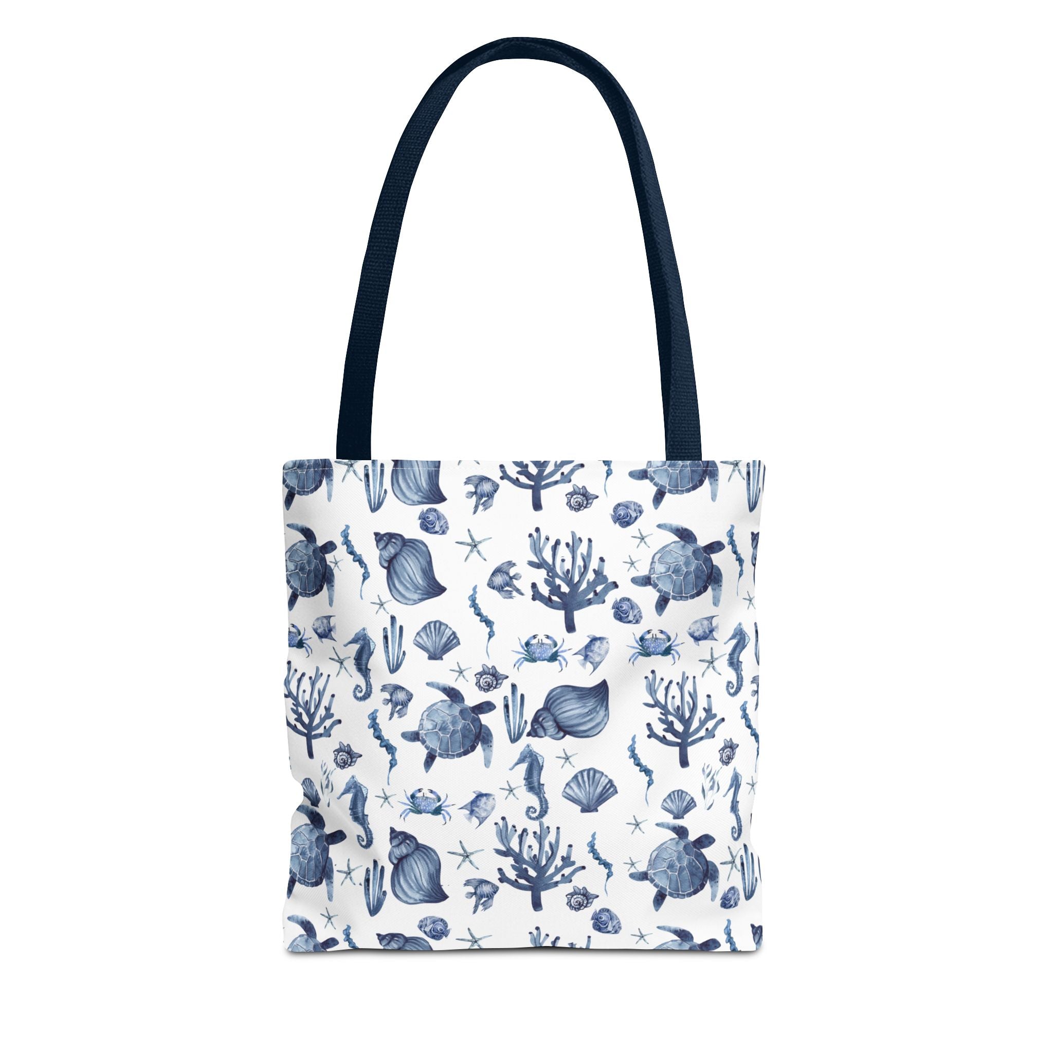 Deep Blue Sea - Coastal fish Dreams Tote Bag, Ocean-Inspired Beach Bag, Nautical Gift for Her, Summer Essentials, Travel Tote, Marine Animal Design
