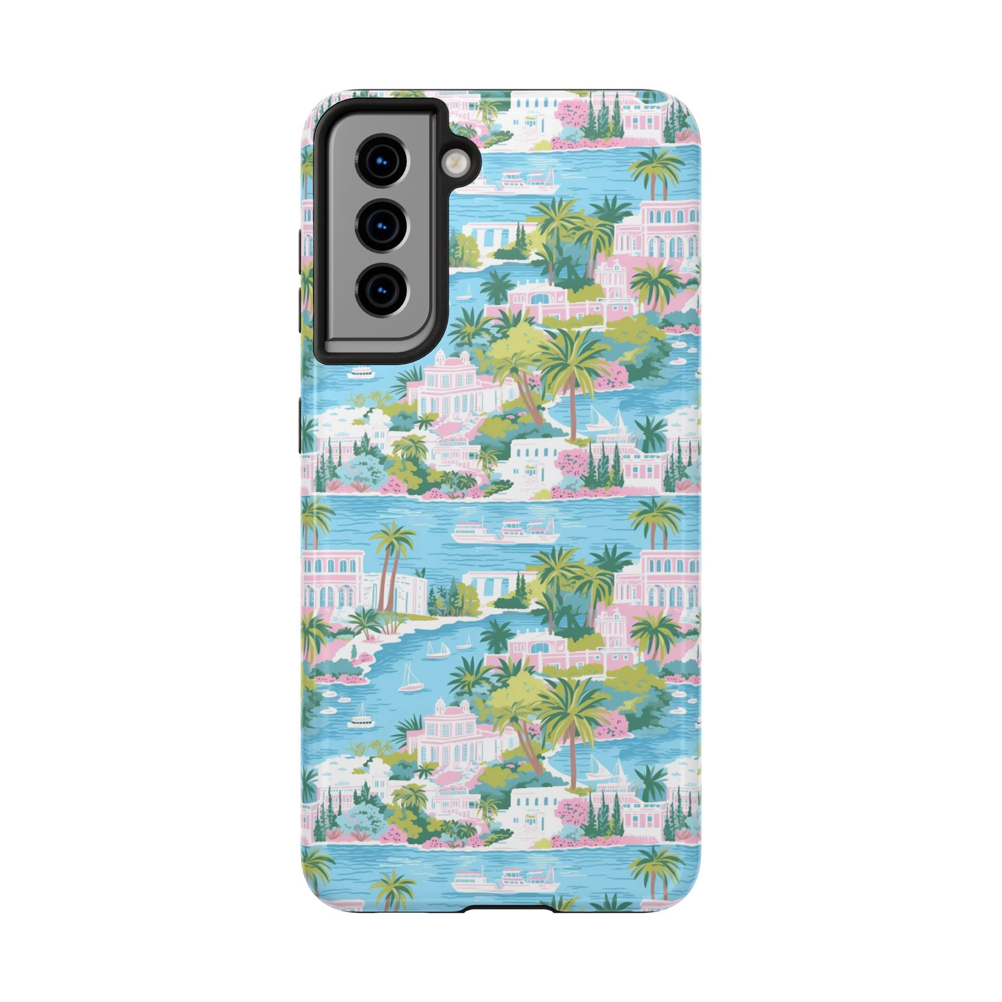 Greek Island - Tropical Phone Cases - Durable Phone Covers, Summer Vibes, Beach-Themed Accessories, Perfect Gift for Travelers