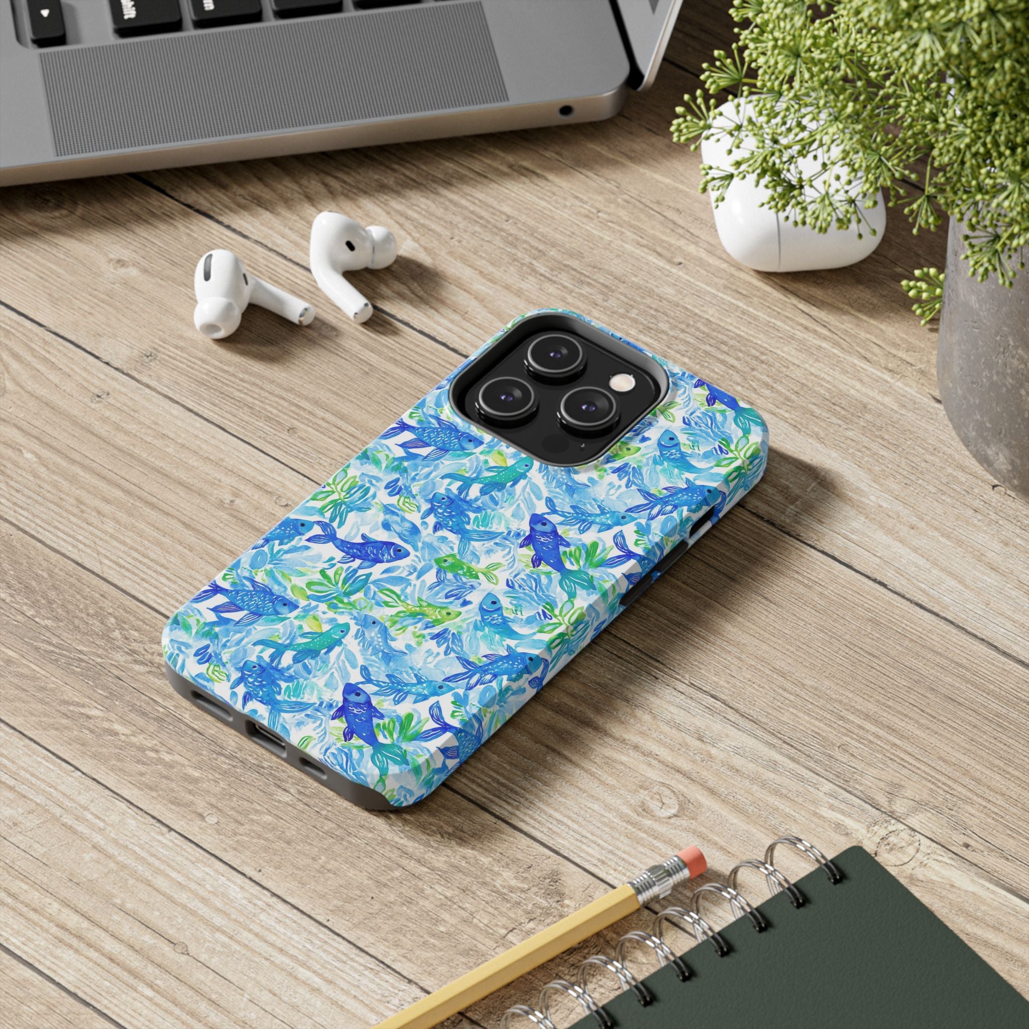 Vibrant Fish- Stylish Tough Phone Cases, Ocean-Inspired Protection, Gift for Nature Lovers, Durable Phone Cover, Summer Vibes Essential