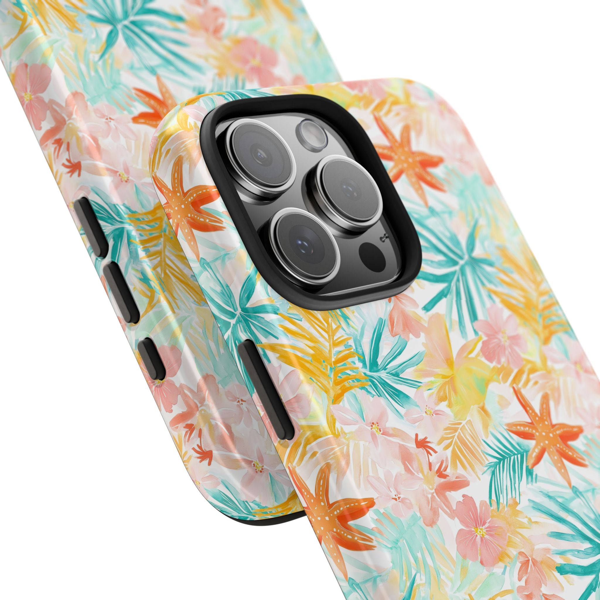 Tropical Starfish - Floral Phone Case - Summer Vibe, Durable Protection, Gift for Beach Lovers, Tropical Decor, Eco-Friendly Design