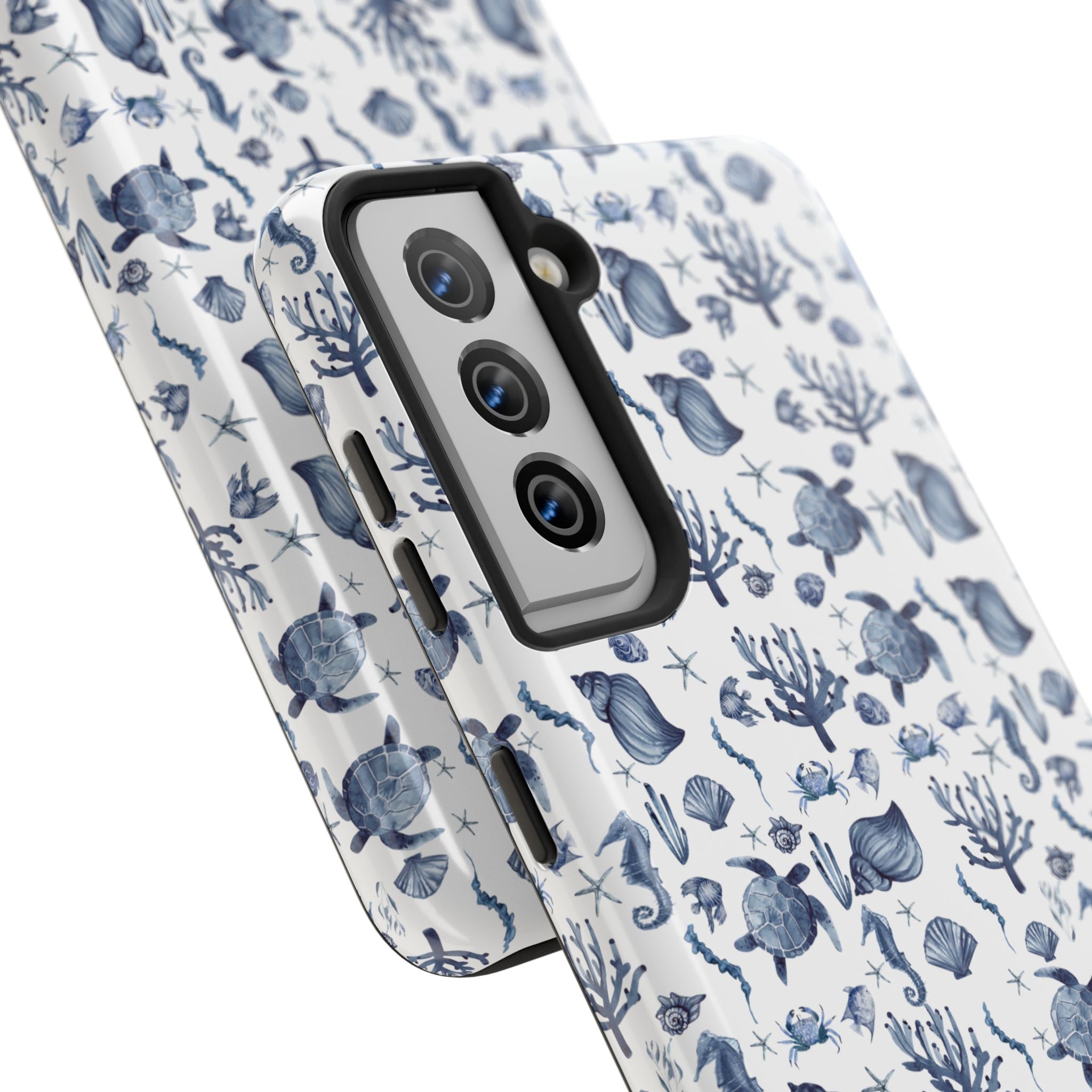 Deep Blue Sea - Ocean-Inspired Tough Phone Cases, Coastal Decor, Beach Lover's Accessory, Ideal Gift, Marine Life Design, Durable Protection