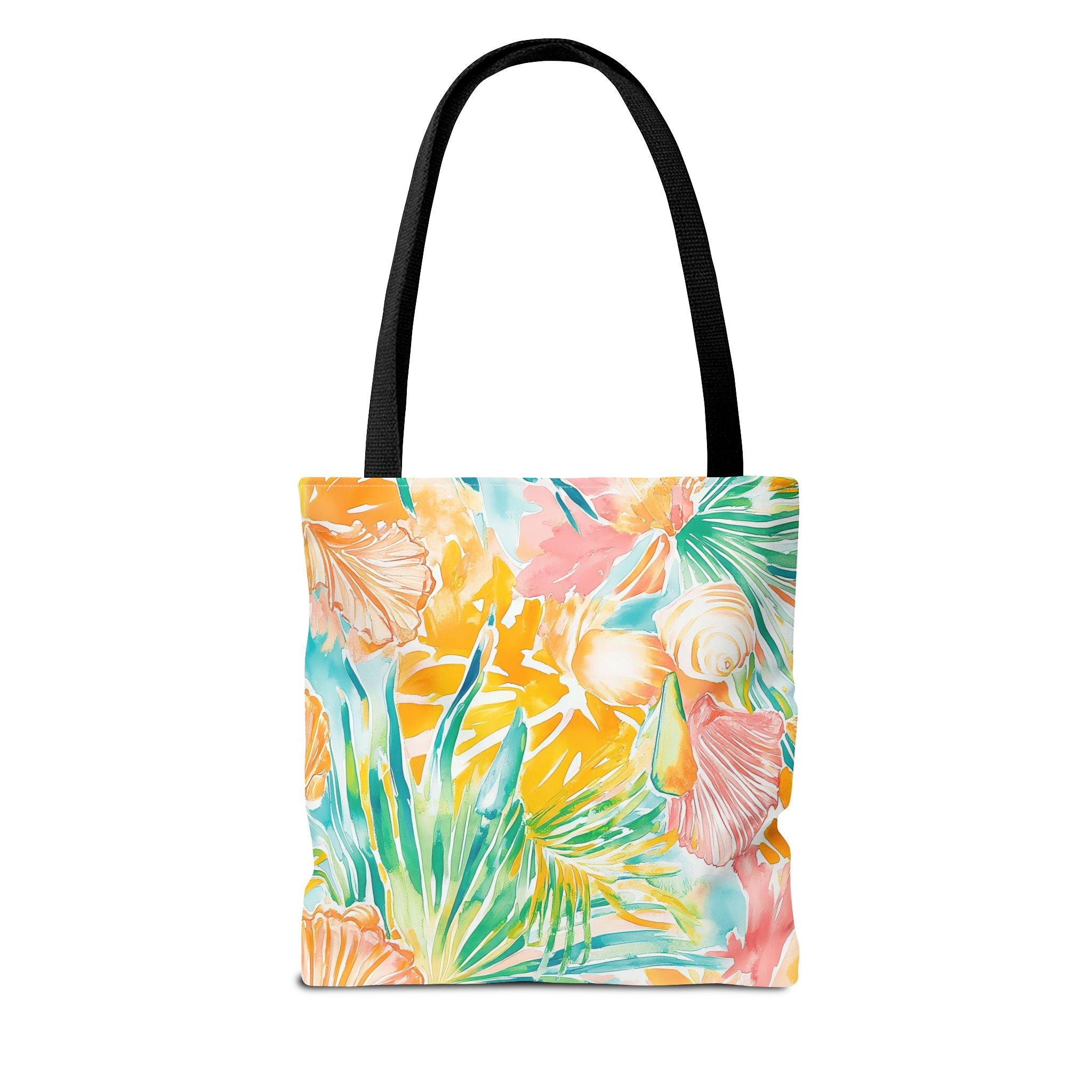 Neon Tropics Floral Tote Bag - Beach Bag, Shopping Tote, Eco-Friendly Gift, Summer Accessories, Unique Handbag