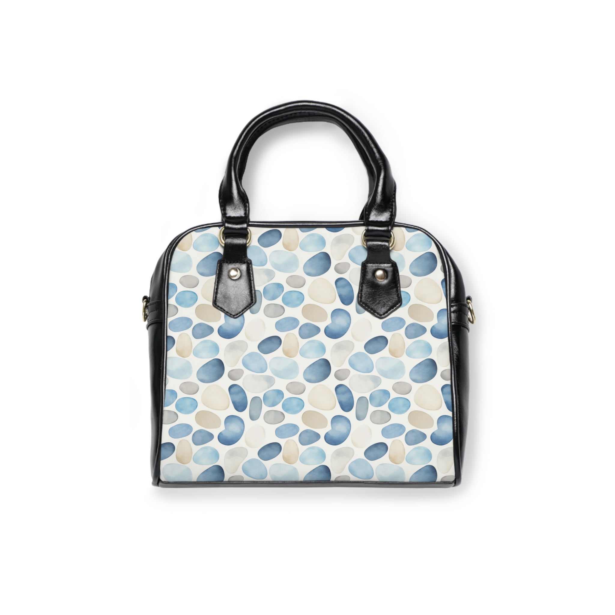 Cobblestone Pattern Shoulder Handbag, Stylish Tote, Everyday Purse, Casual Bag, Gift for Her, Beach Ready Accessory