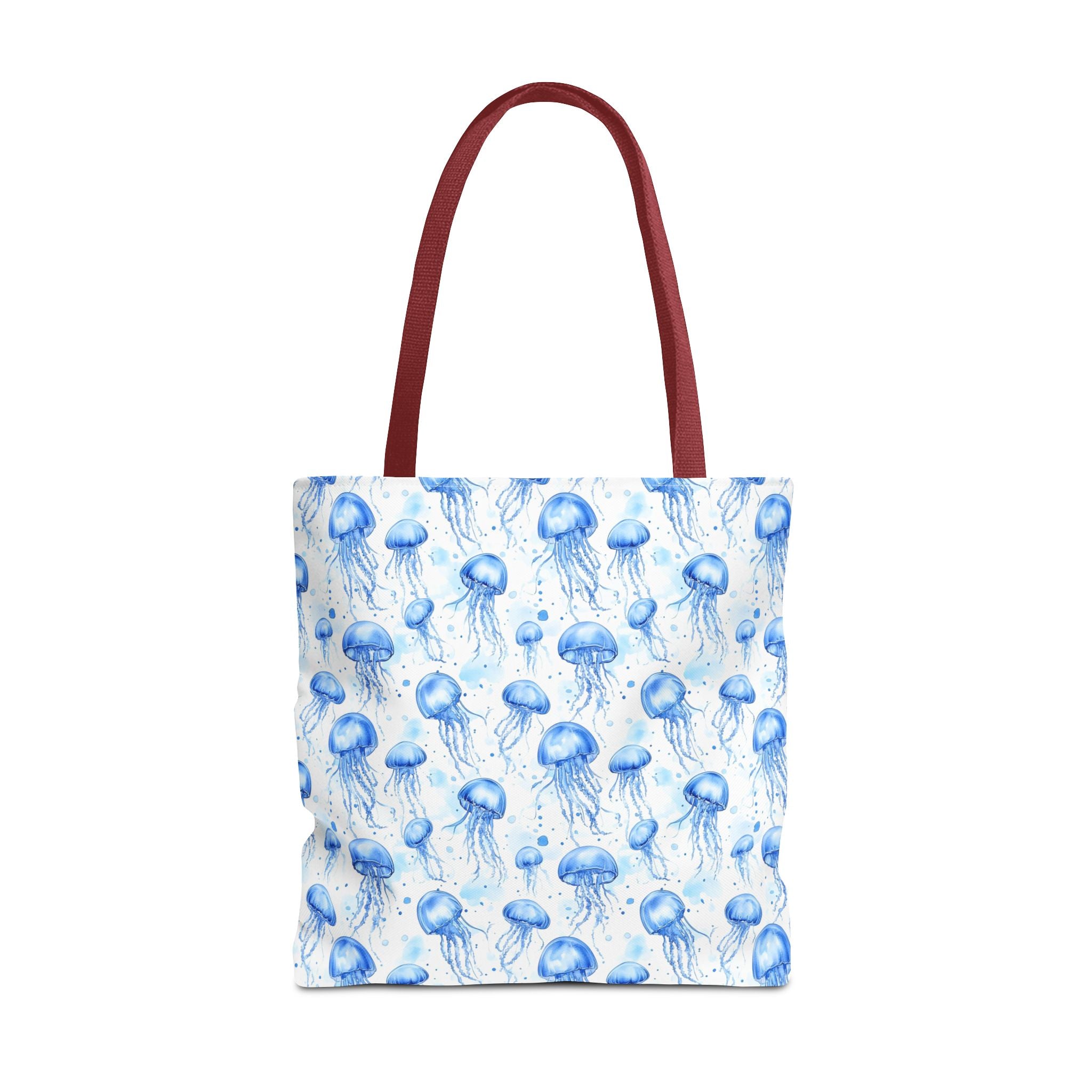 Blue Jellyfish Tote Bag - Ocean-Inspired Carryall, Beach Bag, Eco-Friendly Shopping Tote, Perfect Gift for Sea Lovers