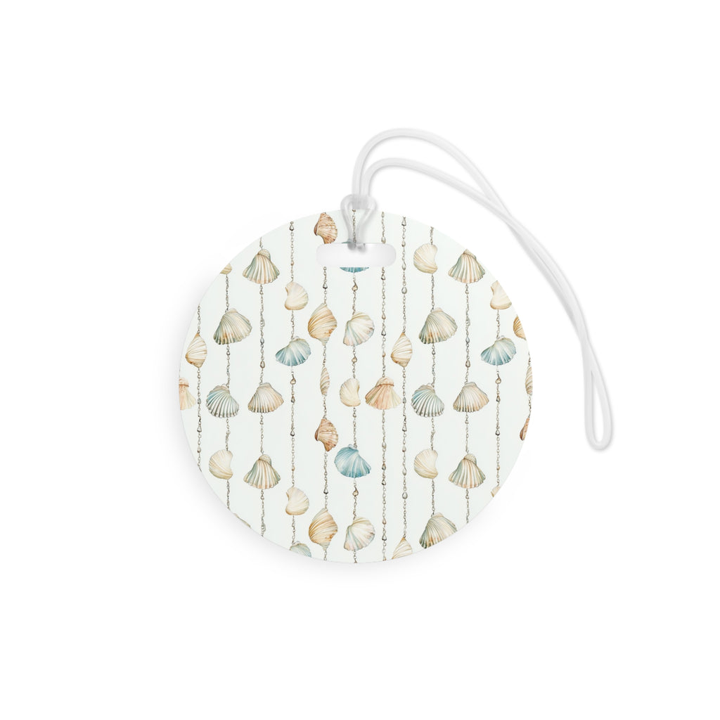 Seashell Lover Luggage Tag, Travel Accessories, Luggage, Vacation must have, Beach Vacation Supplies