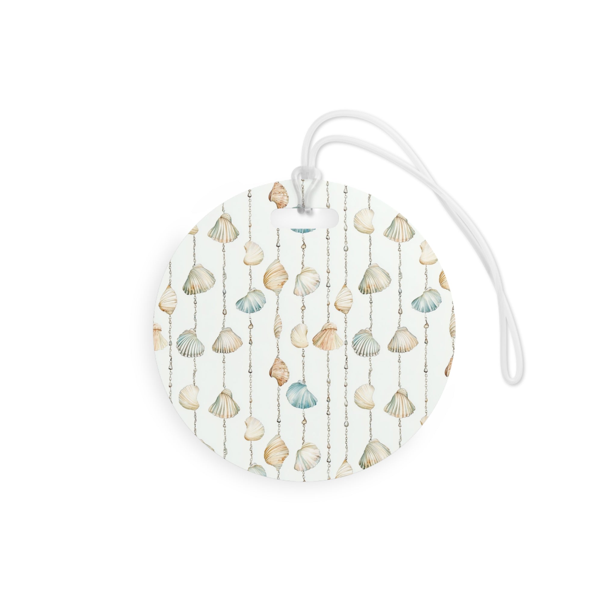 Seashell Lover Luggage Tag, Travel Accessories, Luggage, Vacation must have, Beach Vacation Supplies