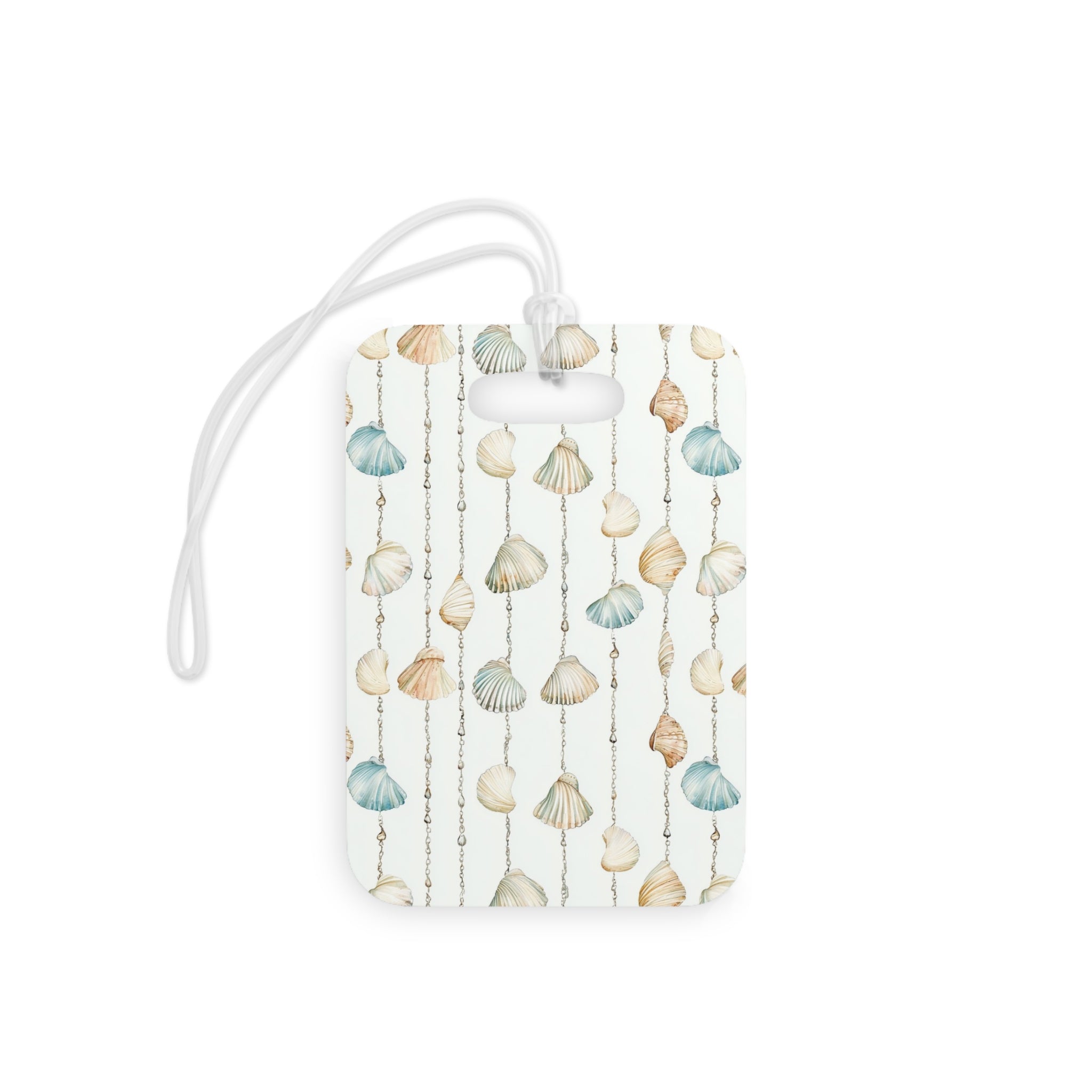 Seashell Lover Luggage Tag, Travel Accessories, Luggage, Vacation must have, Beach Vacation Supplies