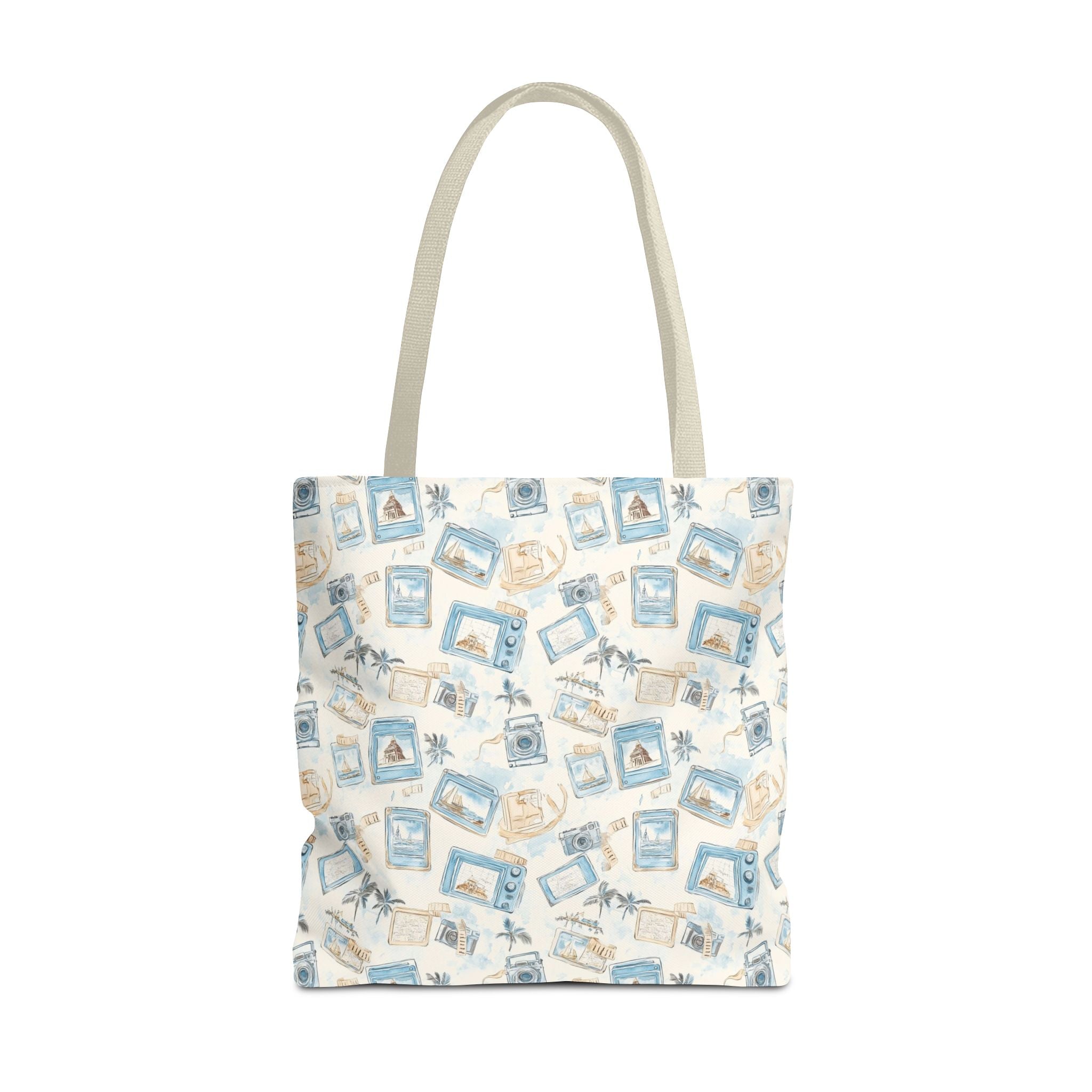 Vintage Vacay- Beach Vibes Tote Bag, Ocean Tote, Summer Accessories, Vacation Ready Bag, Coastal Shopping Bag, Gift for Travelers