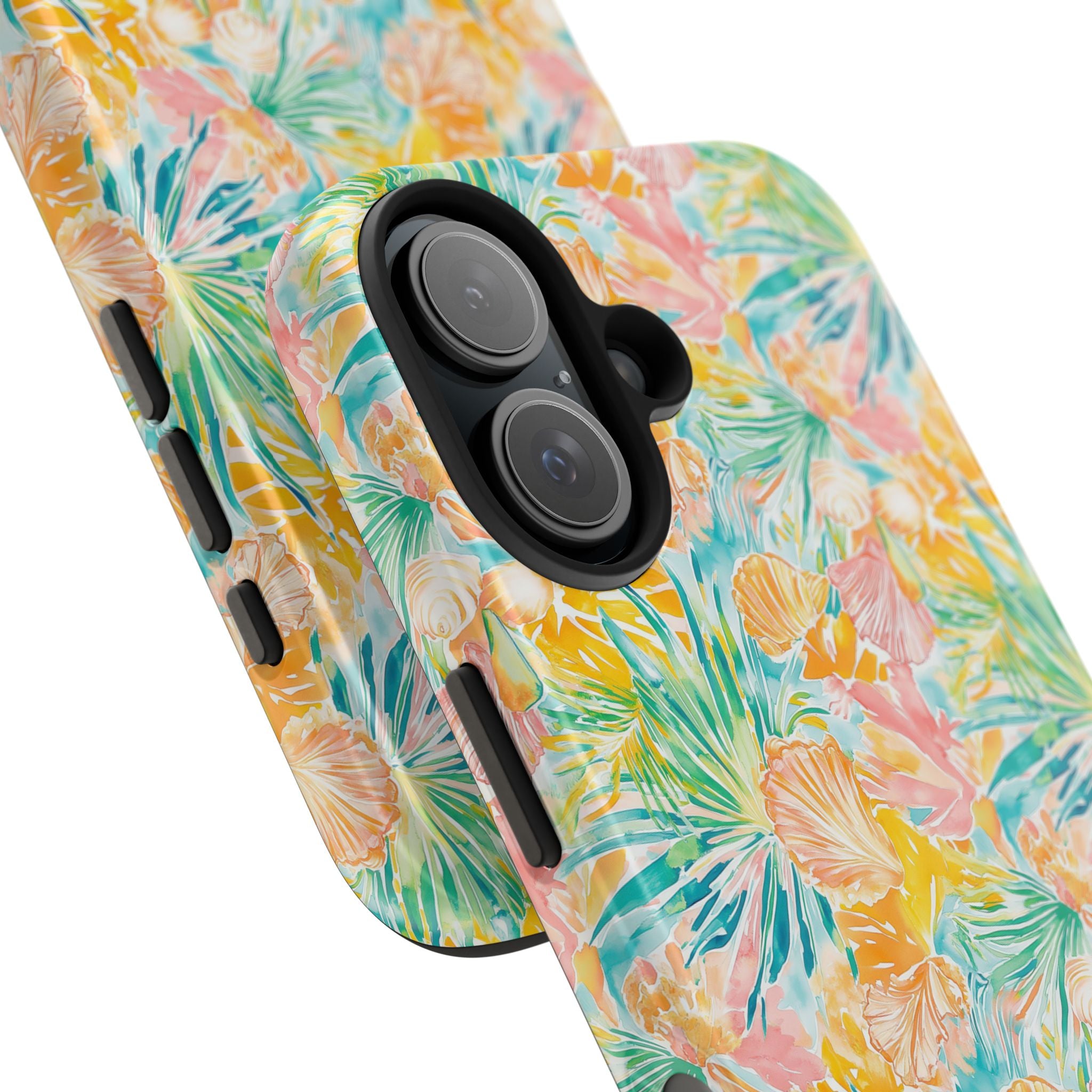 Neon Tropics- Tough Phone Cases, Floral Phone Covers, Summer Accessories, Stylish Phone Protection, Gifts for Her