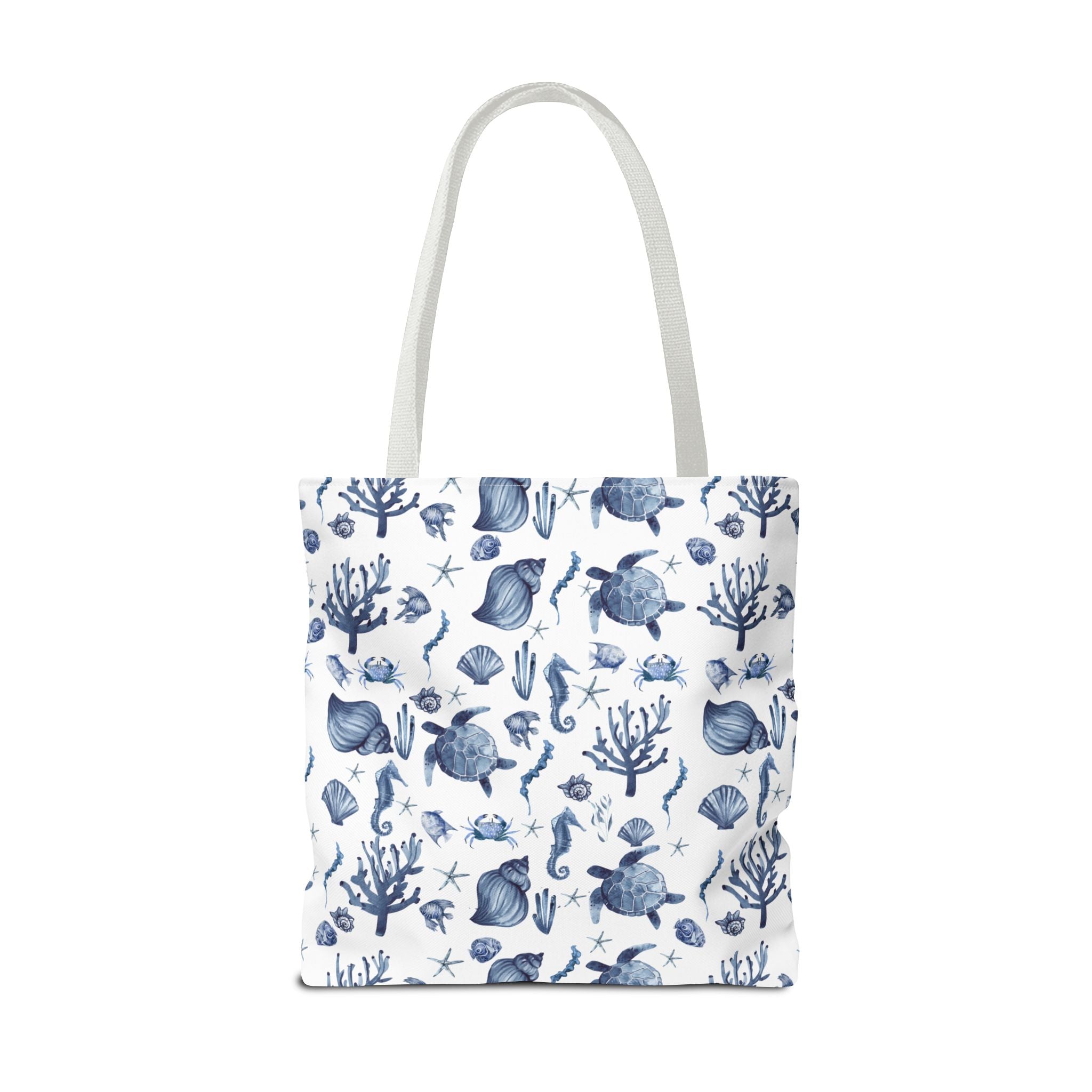 Deep Blue Sea - Coastal fish Dreams Tote Bag, Ocean-Inspired Beach Bag, Nautical Gift for Her, Summer Essentials, Travel Tote, Marine Animal Design