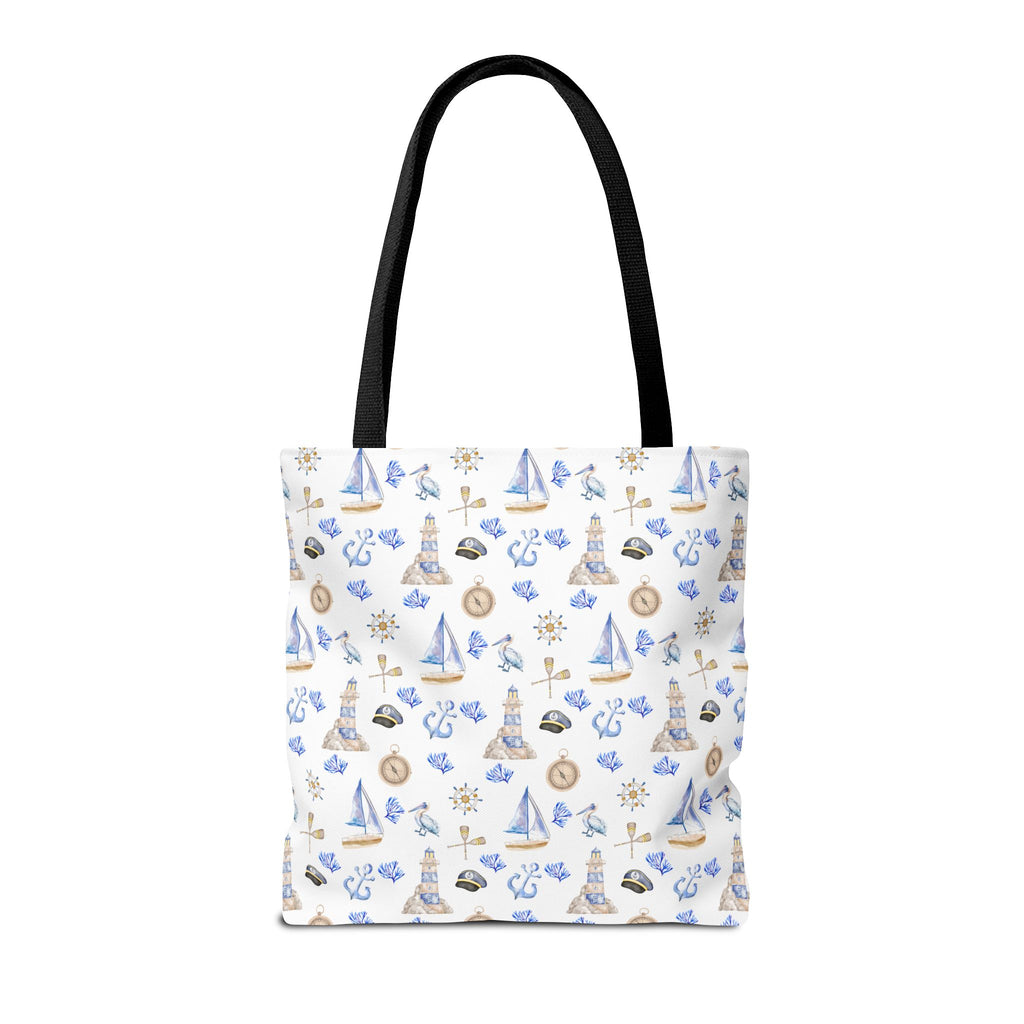 Sail Away - Nautical Themed Tote Bag, Beach Bag, Sailor Tote, Summer Essentials, Gift for Sea Lovers, Travel Bag