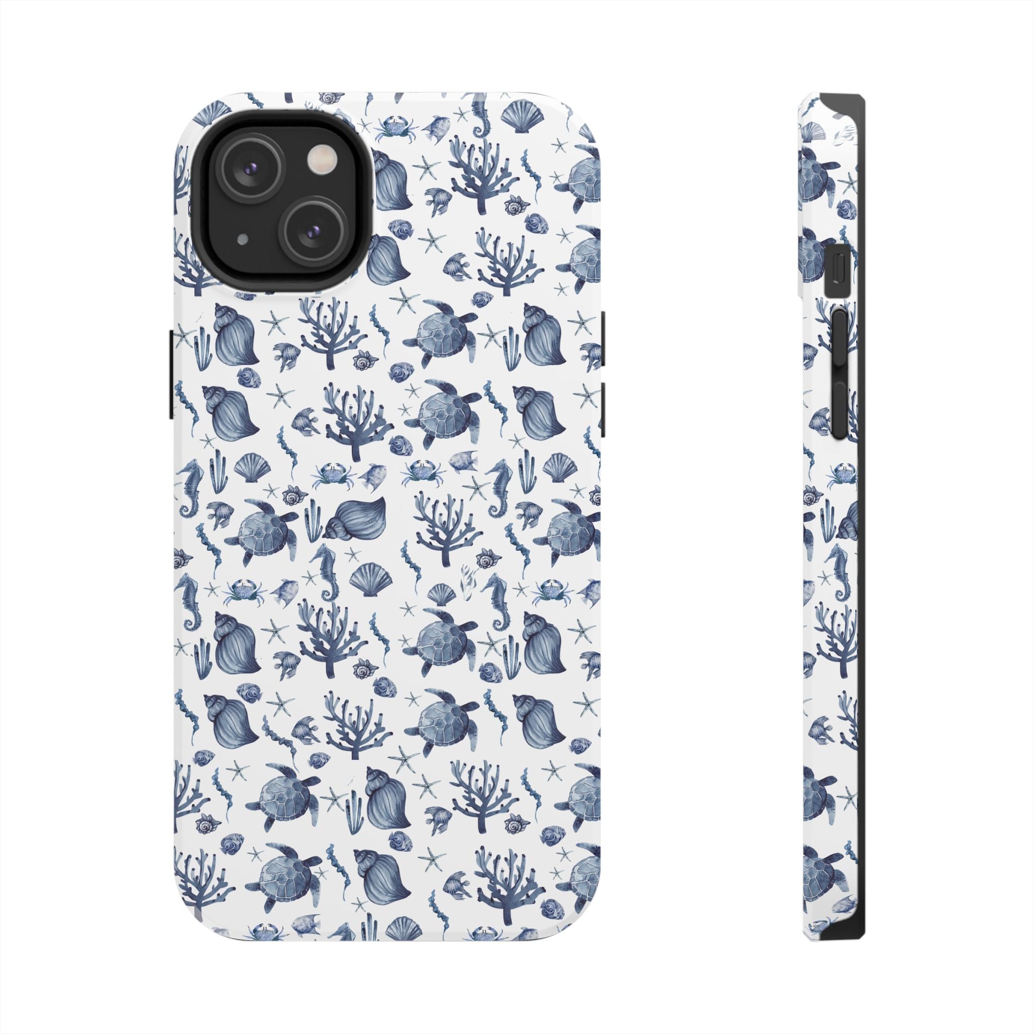 Deep Blue Sea - Ocean-Inspired Tough Phone Cases, Coastal Decor, Beach Lover's Accessory, Ideal Gift, Marine Life Design, Durable Protection