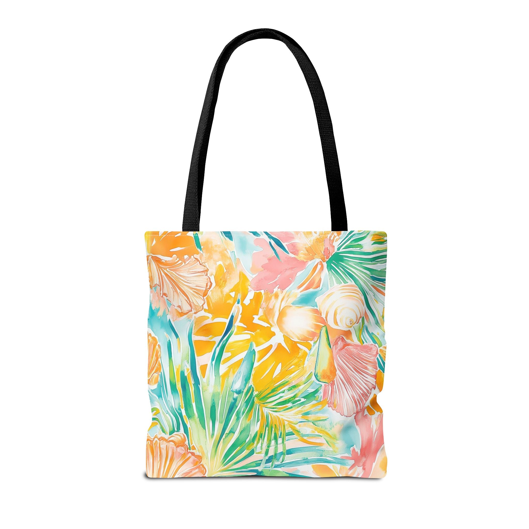 Neon Tropics Floral Tote Bag - Beach Bag, Shopping Tote, Eco-Friendly Gift, Summer Accessories, Unique Handbag