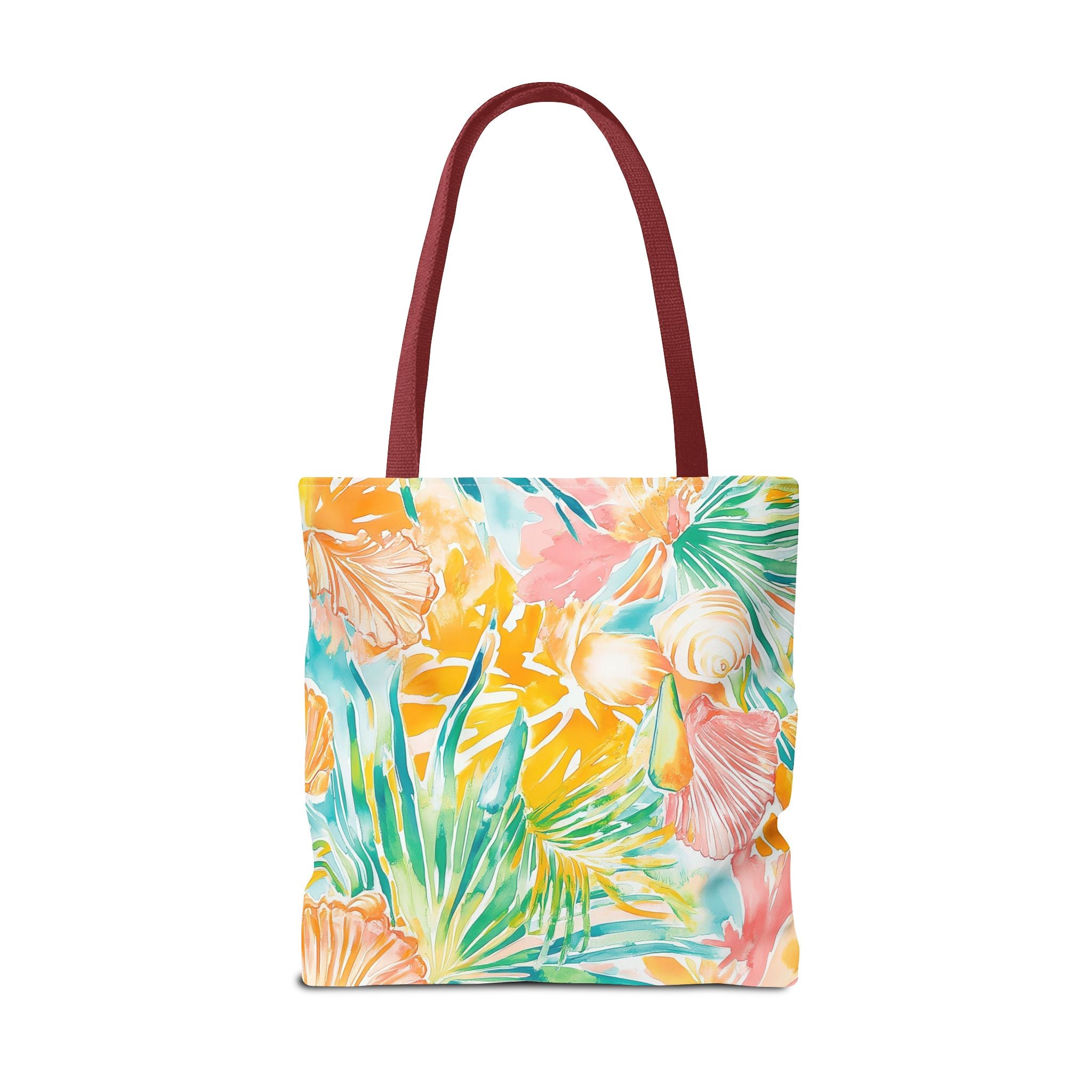 Neon Tropics Floral Tote Bag - Beach Bag, Shopping Tote, Eco-Friendly Gift, Summer Accessories, Unique Handbag