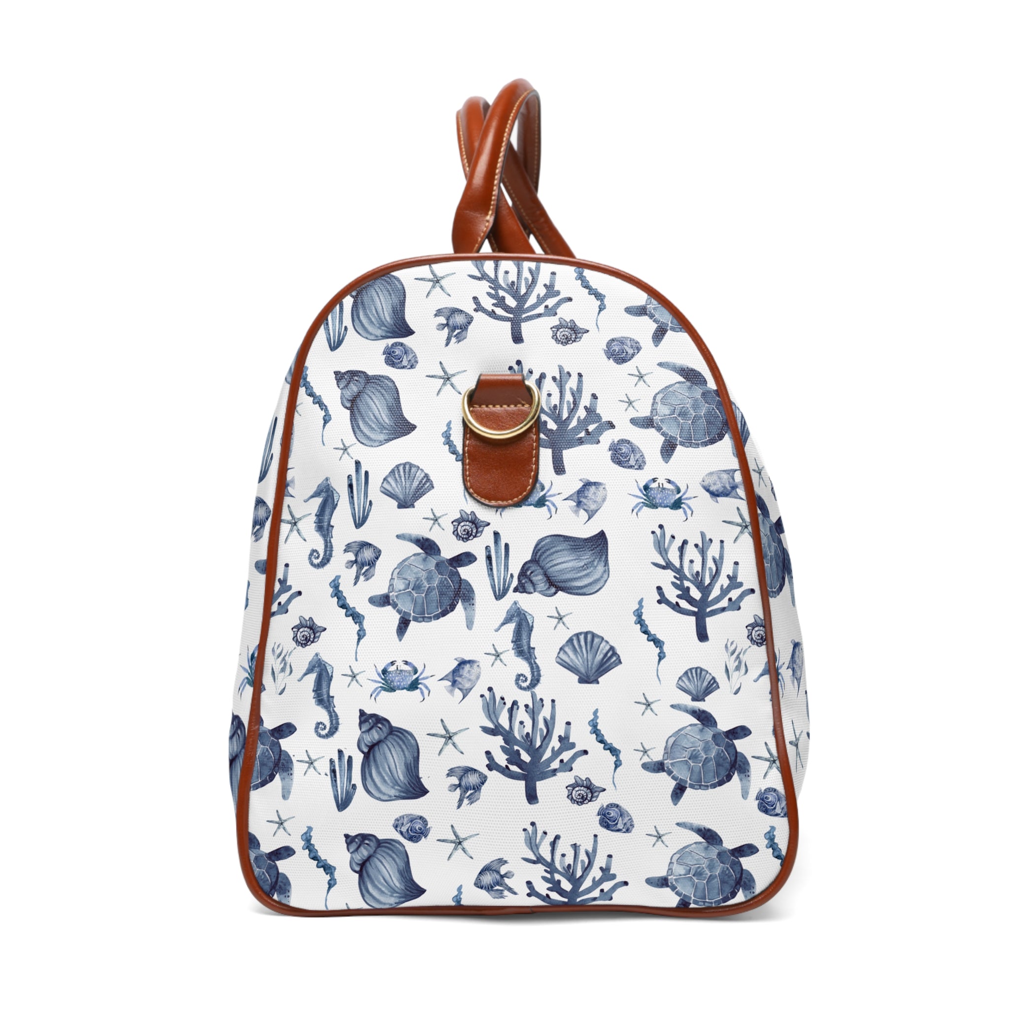 Deep Blue Sea- Waterproof Travel Bag | Beach Weekend Getaway, Travel Accessories, Summer Fun, Gifts for Travelers, Nautical Design