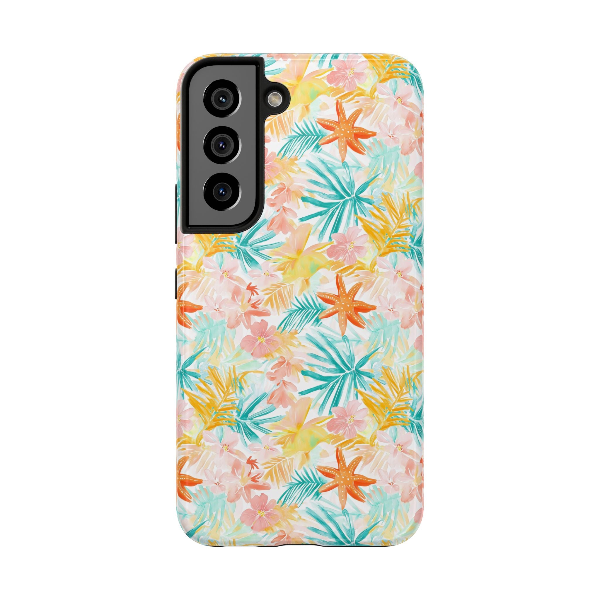 Tropical Starfish - Floral Phone Case - Summer Vibe, Durable Protection, Gift for Beach Lovers, Tropical Decor, Eco-Friendly Design