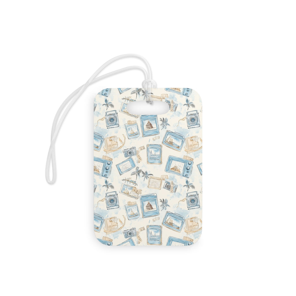 Vintage Vacay Luggage Tag, Travel Accessories, Luggage, Vacation must have, Beach Vacation Supplies